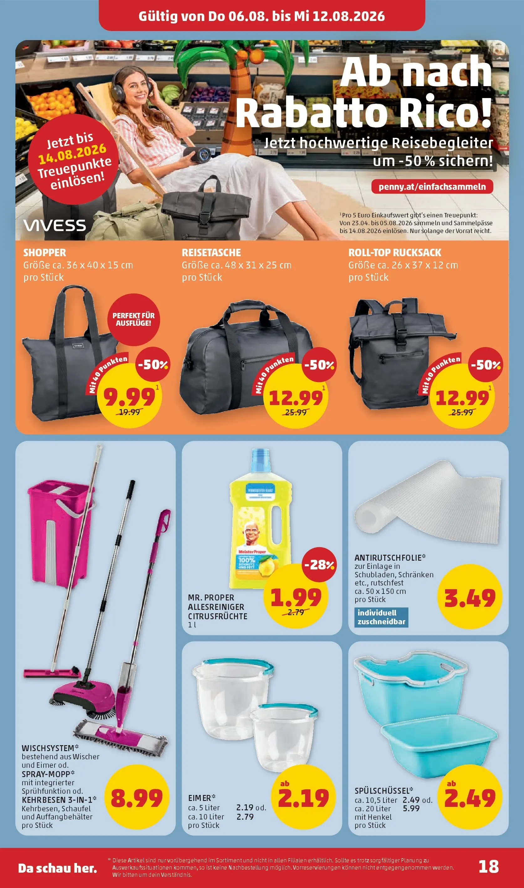 Penny Markt - PENNY: Die ganze Woche sparen. ab (06.08.2026) - Angebote, Prospekt | Seite: 18