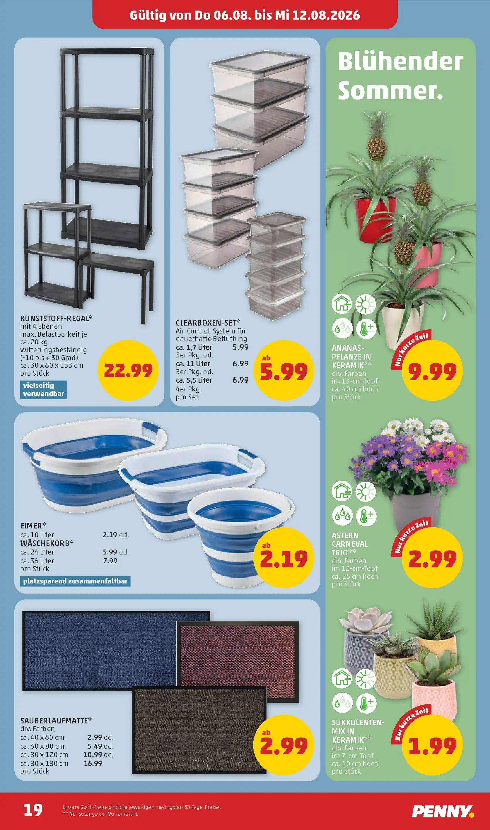 Penny Markt - PENNY: Die ganze Woche sparen. ab (06.08.2026) - Angebote, Prospekt | Seite: 19