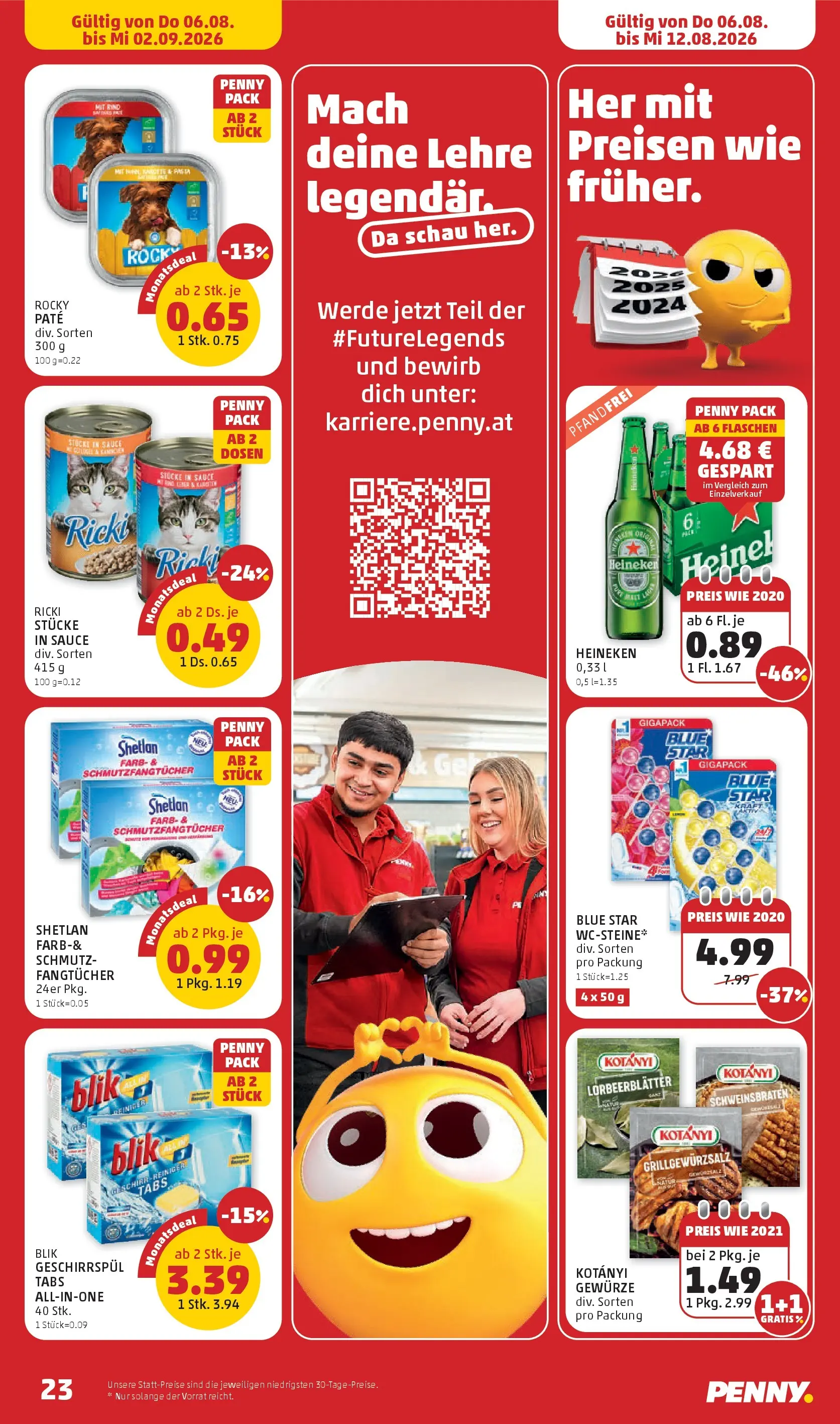 Penny Markt - PENNY: Die ganze Woche sparen. ab (06.08.2026) - Angebote, Prospekt | Seite: 23