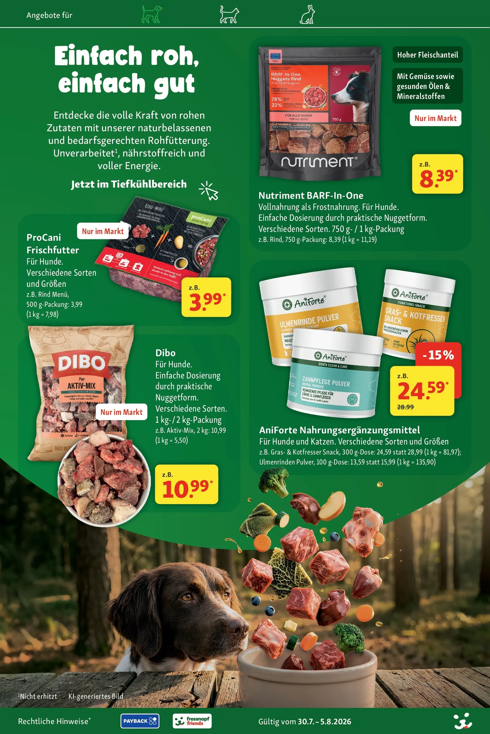 Fressnapf - Fressnapf: über 500 Preise dauerhaft im Markt reduziert! (ab 30.07.2026) zum Blättern | Seite: 19 | Produkte: Gemüse, Getreide