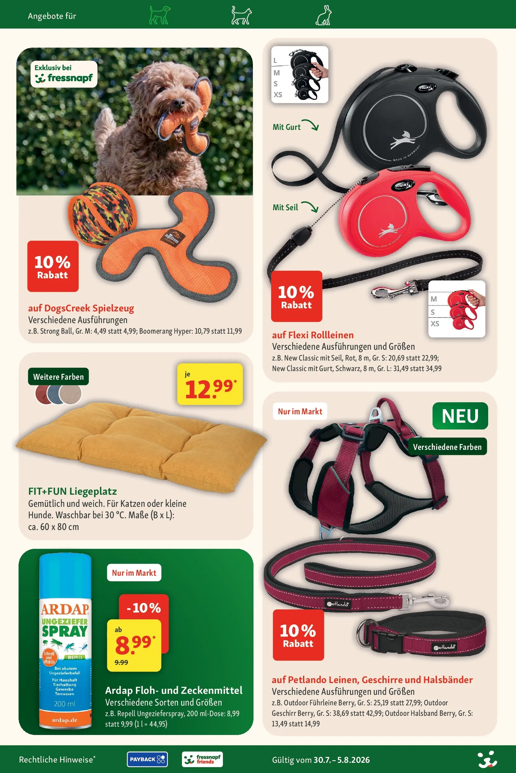 Fressnapf - Fressnapf: über 500 Preise dauerhaft im Markt reduziert! (ab 30.07.2026) zum Blättern | Seite: 21