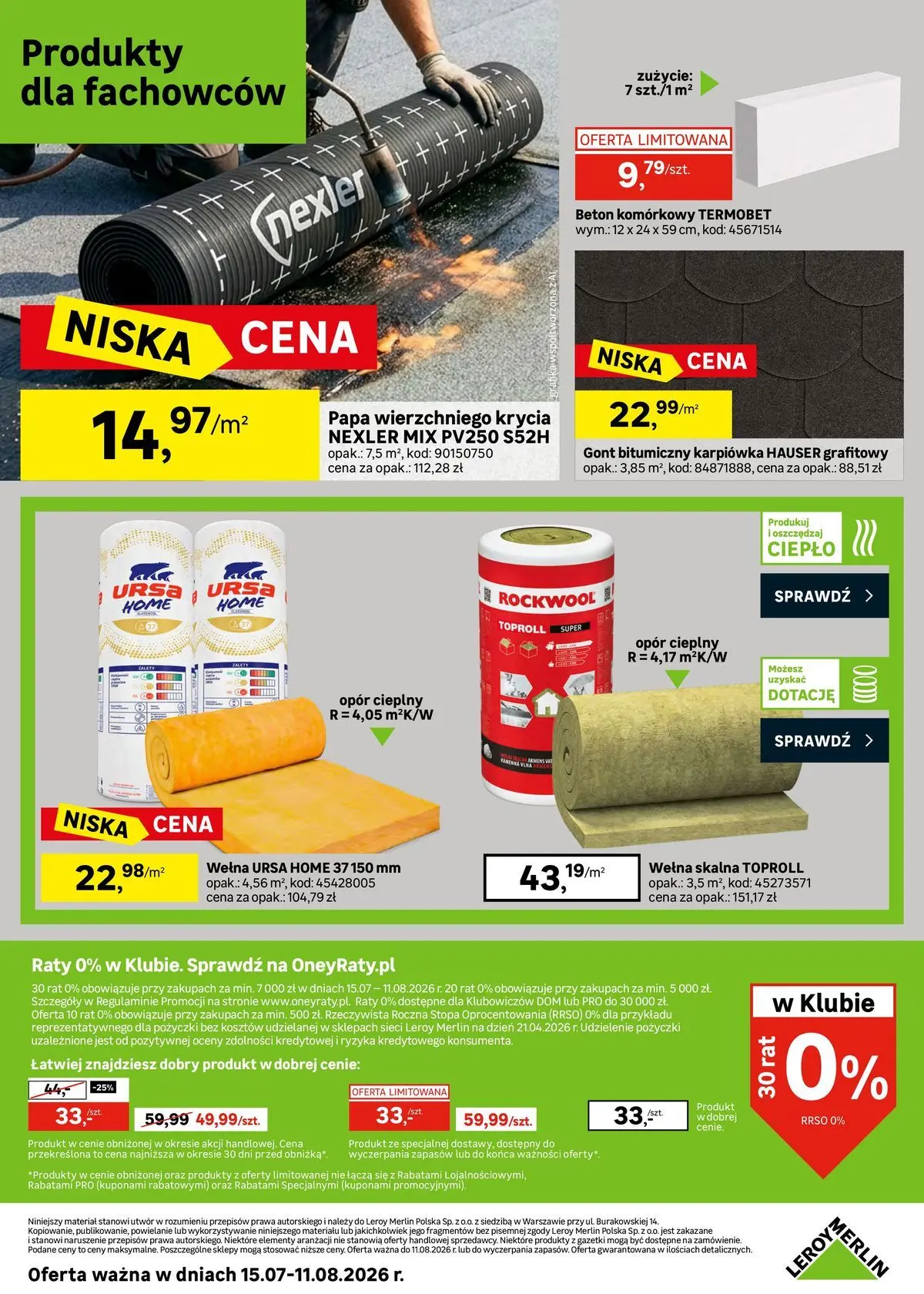 Leroy Merlin - Udany remont z Leroy Merlin! od (29.07.2026 - 11.08.2026) | Strona: 40