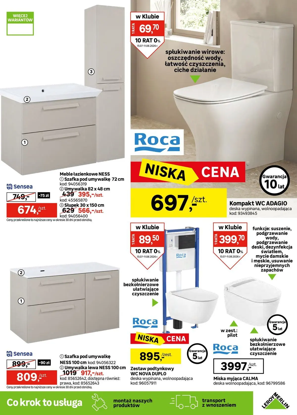 Leroy Merlin - Udany remont z Leroy Merlin! od (29.07.2026 - 11.08.2026) | Strona: 23 | Produkty: Umywalka