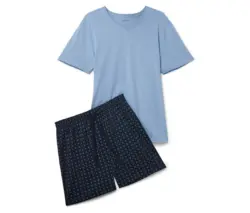 Shorty-Pyjama-Set, Alloverprint