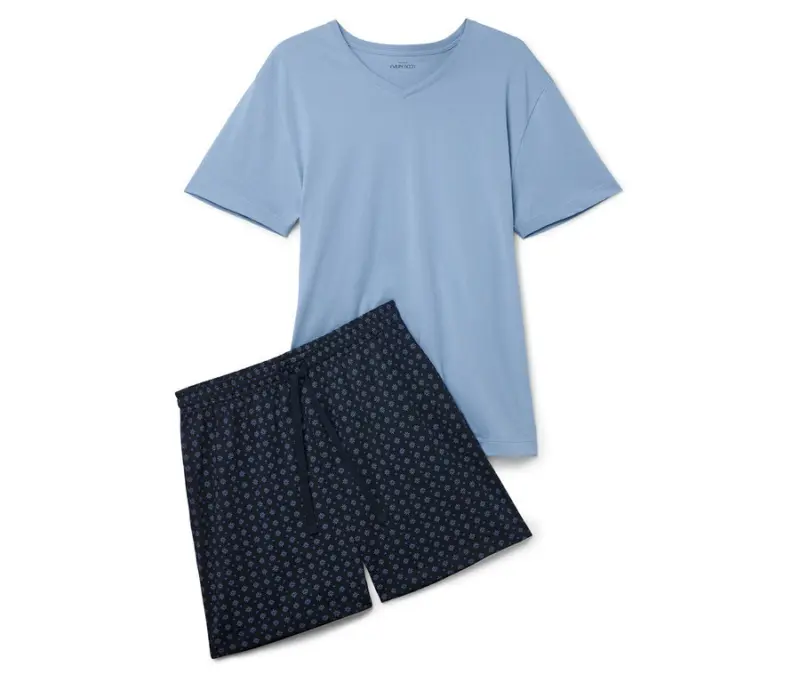 Shorty-Pyjama-Set, Alloverprint