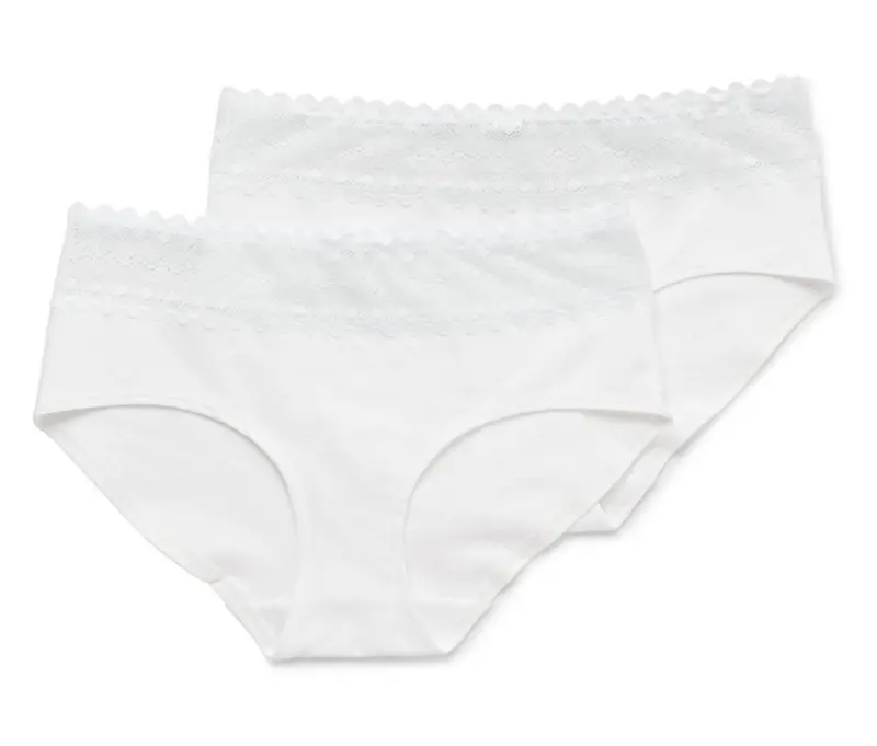 2 Pantys, wei&szlig;