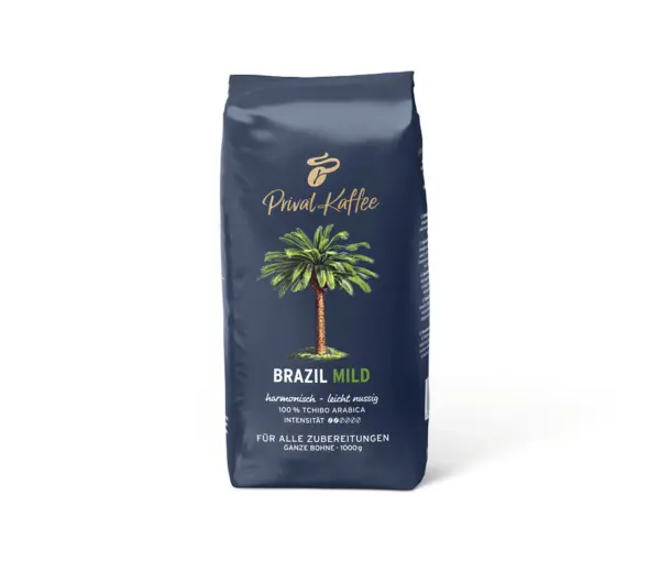 Privat Kaffee Brazil Mild - 1 kg Ganze Bohne