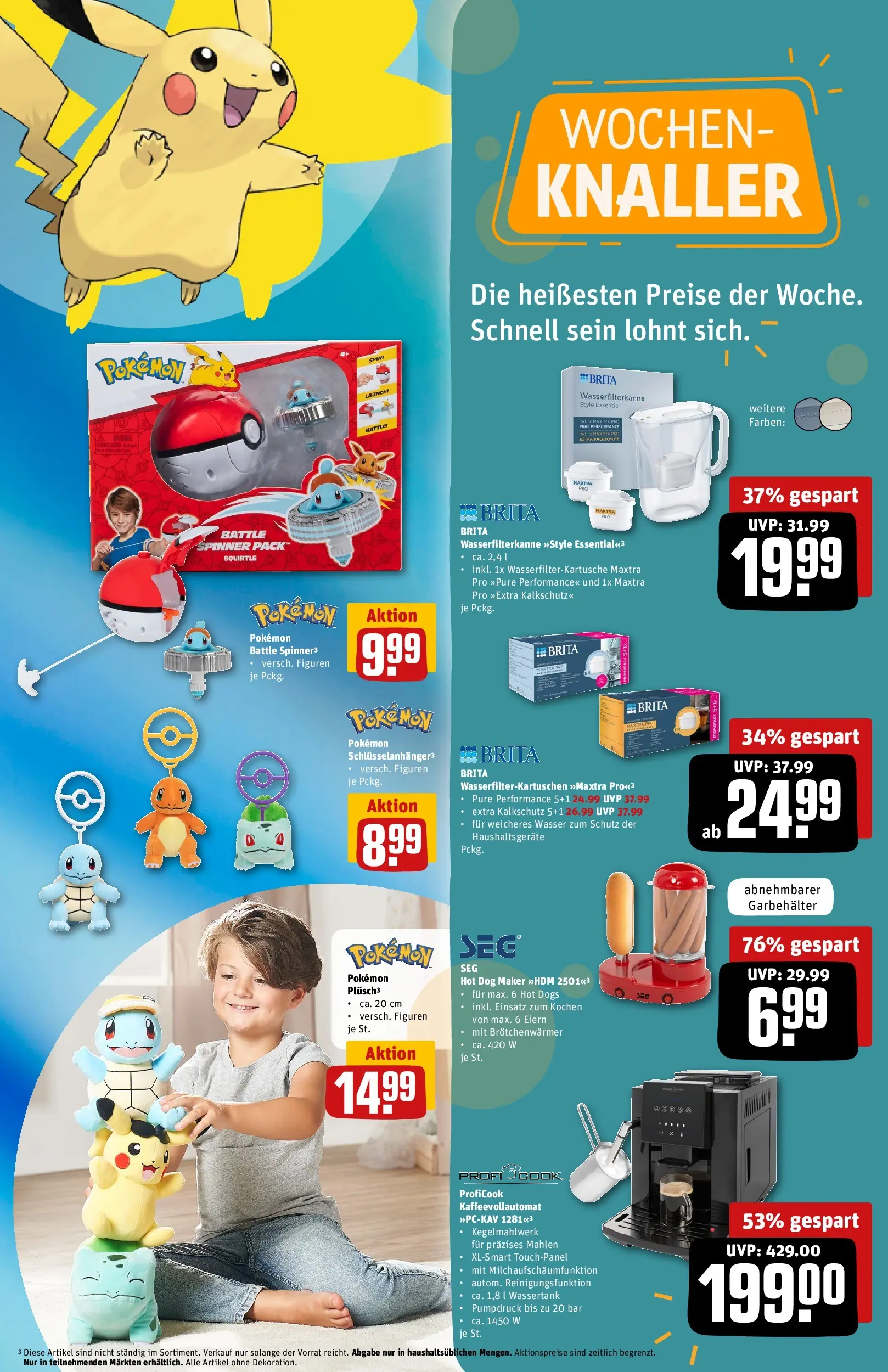 REWE Prospekt ab 03.08.2026 zum Blättern » Angebote | Seite: 29 | Produkte: Wasser, Kaffeevollautomat