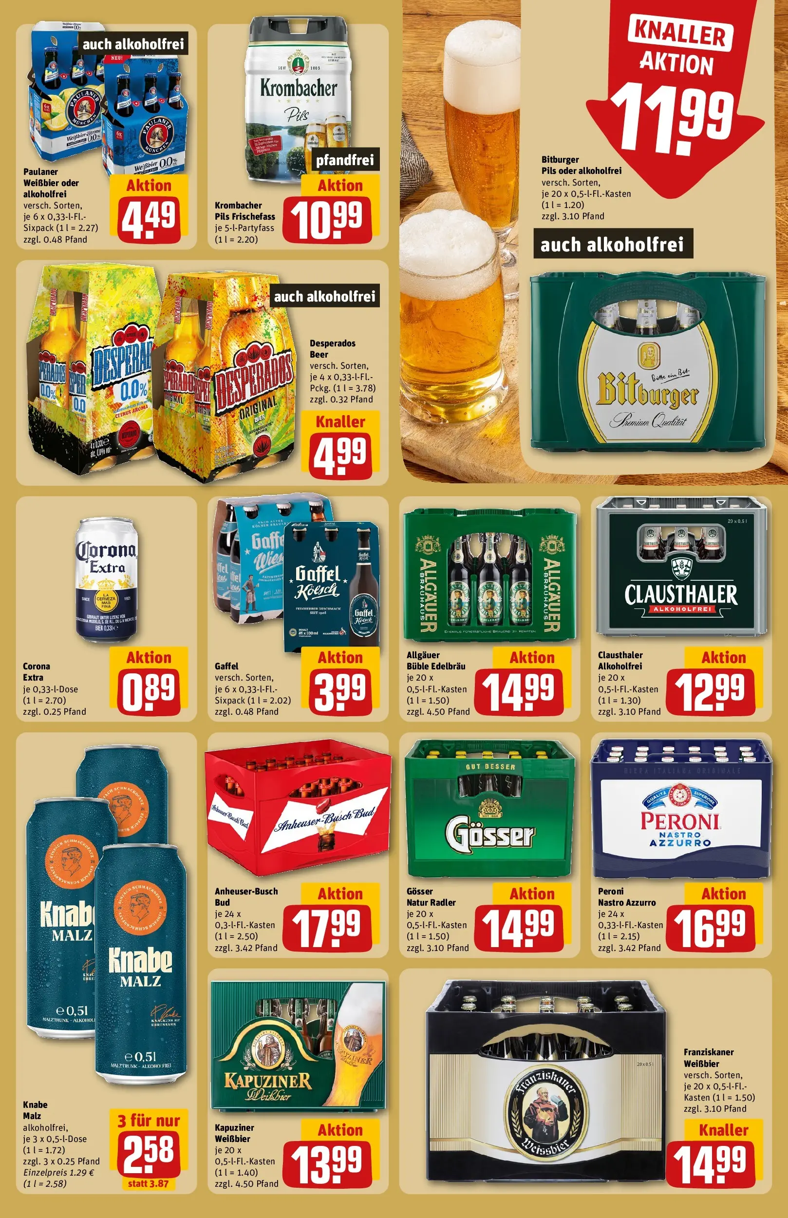 REWE Prospekt ab 03.08.2026 zum Blättern » Angebote | Seite: 17 | Produkte: Bitburger, Weißbier, Pils, Radler