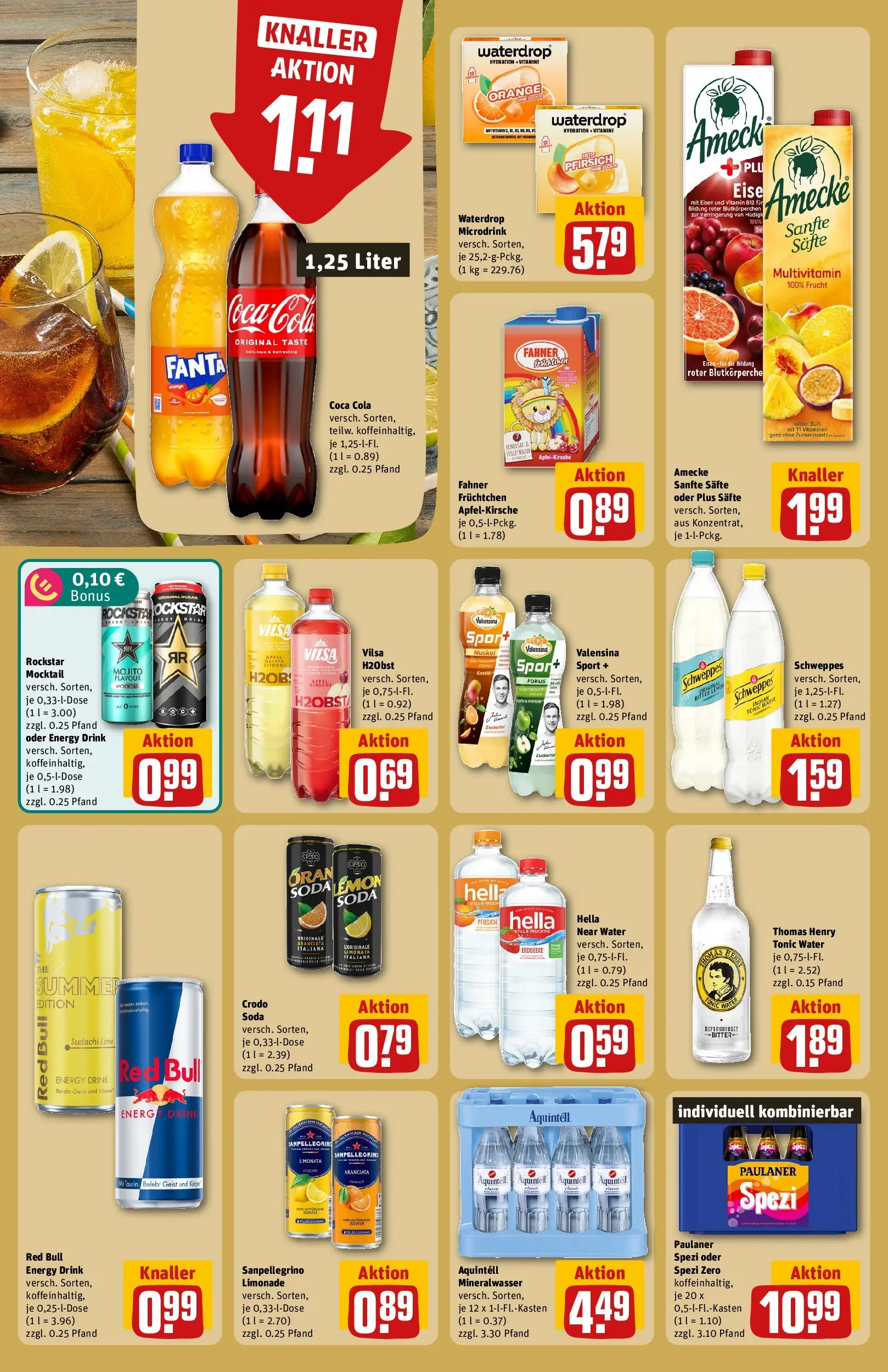 REWE Prospekt ab 03.08.2026 zum Blättern » Angebote | Seite: 20 | Produkte: Fanta, Rockstar, Zucker, Hella
