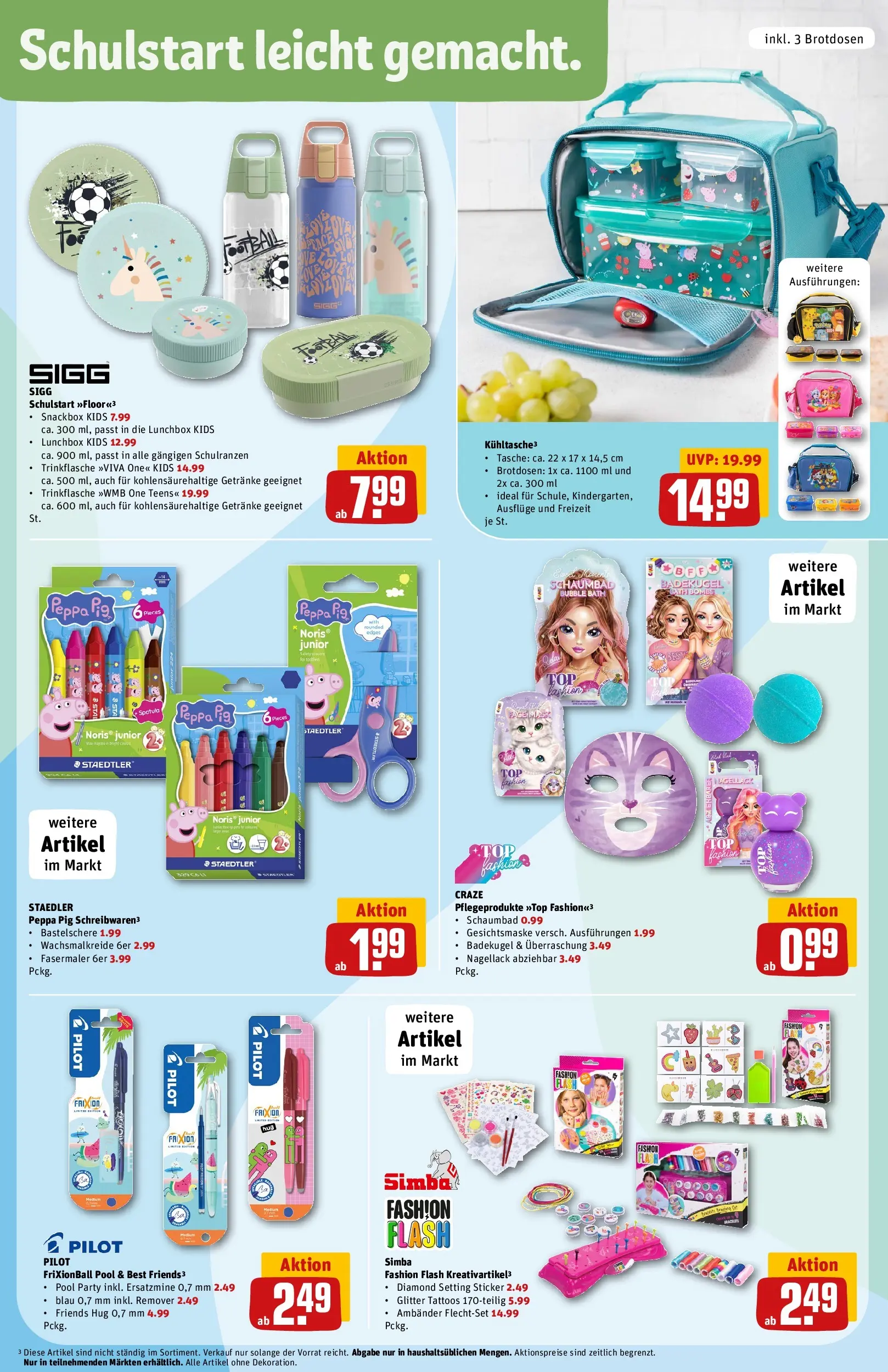 REWE Prospekt ab 03.08.2026 zum Blättern » Angebote | Seite: 29 | Produkte: Top, Tasche, Nagellack, Gesichtsmaske