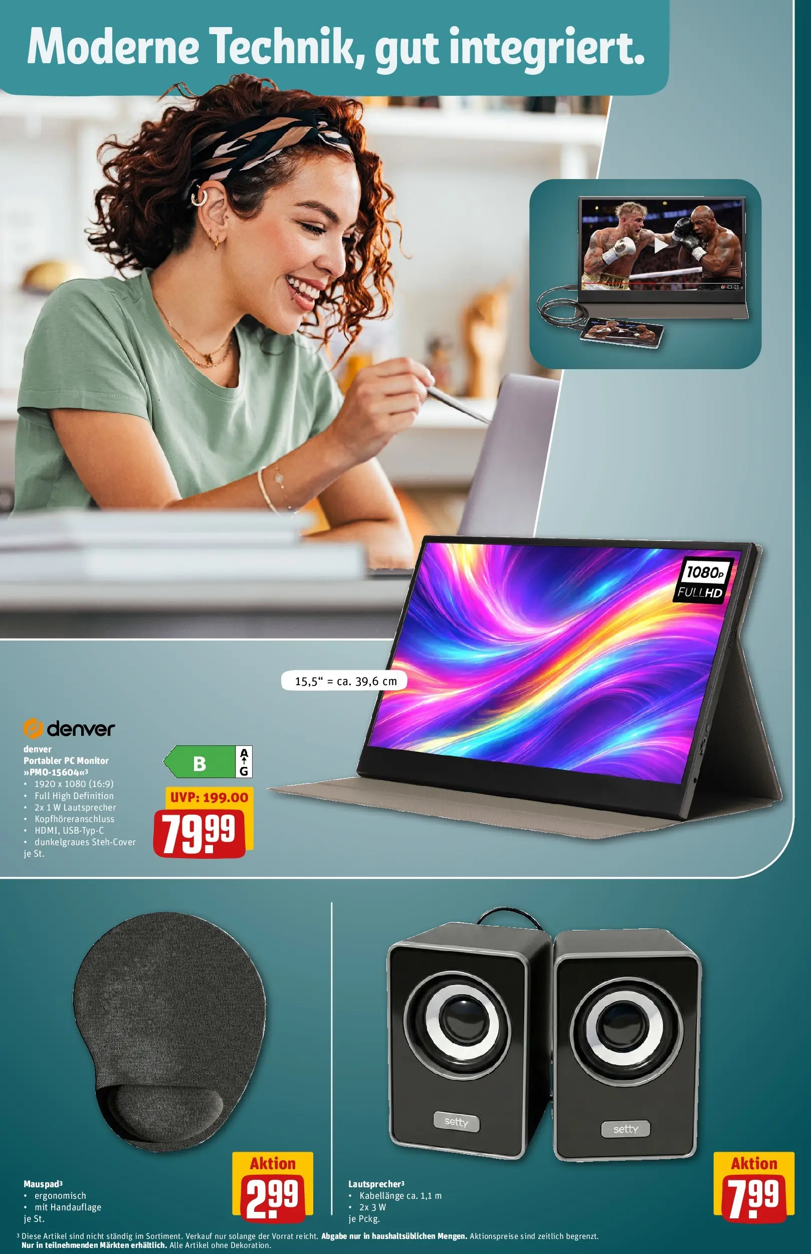 REWE Prospekt ab 03.08.2026 zum Blättern » Angebote | Seite: 30 | Produkte: Lautsprecher, Monitor, PC