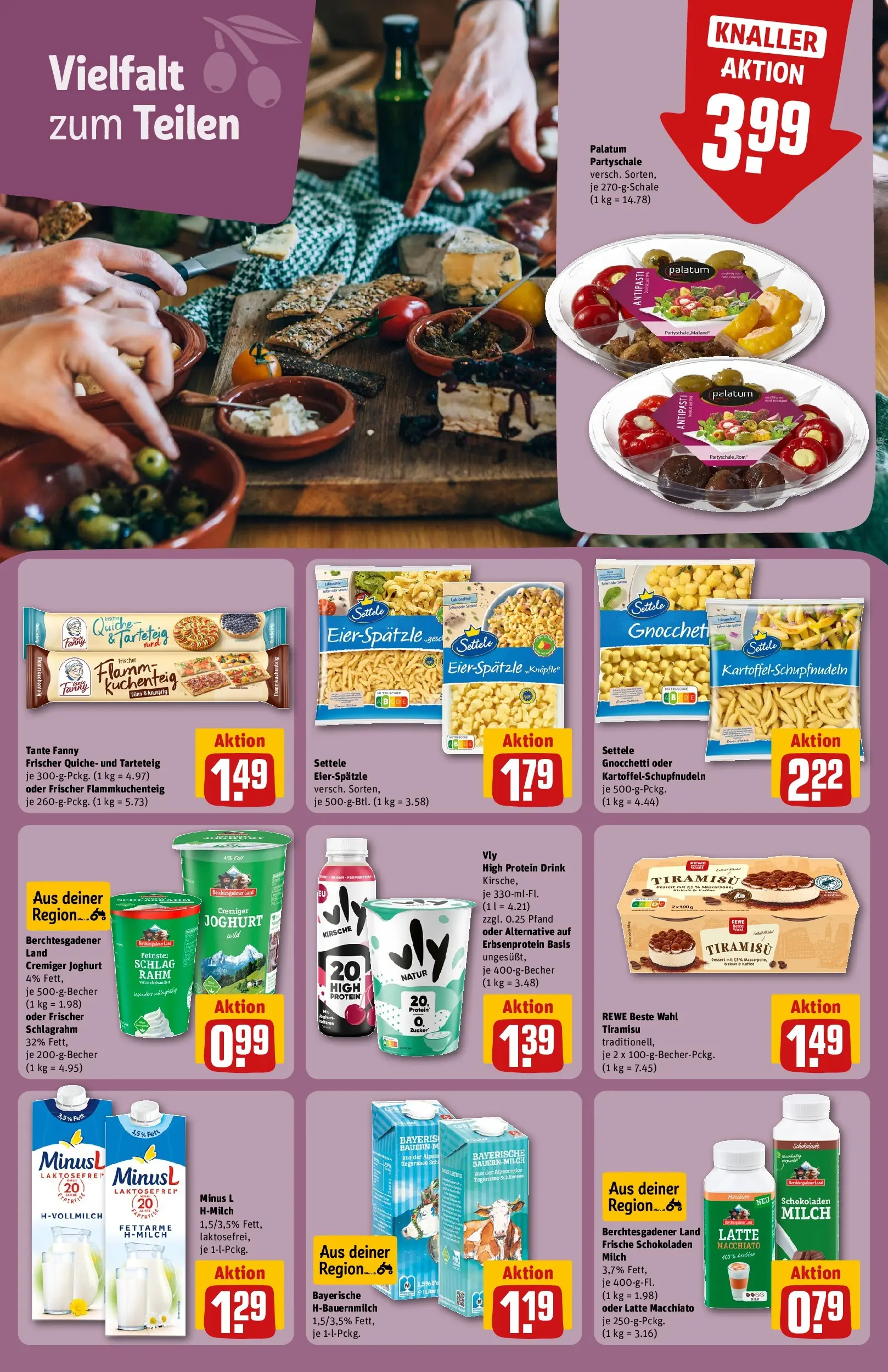REWE Prospekt ab 03.08.2026 zum Blättern » Angebote | Seite: 18 | Produkte: Milch, Joghurt, Schokolade, Zucker
