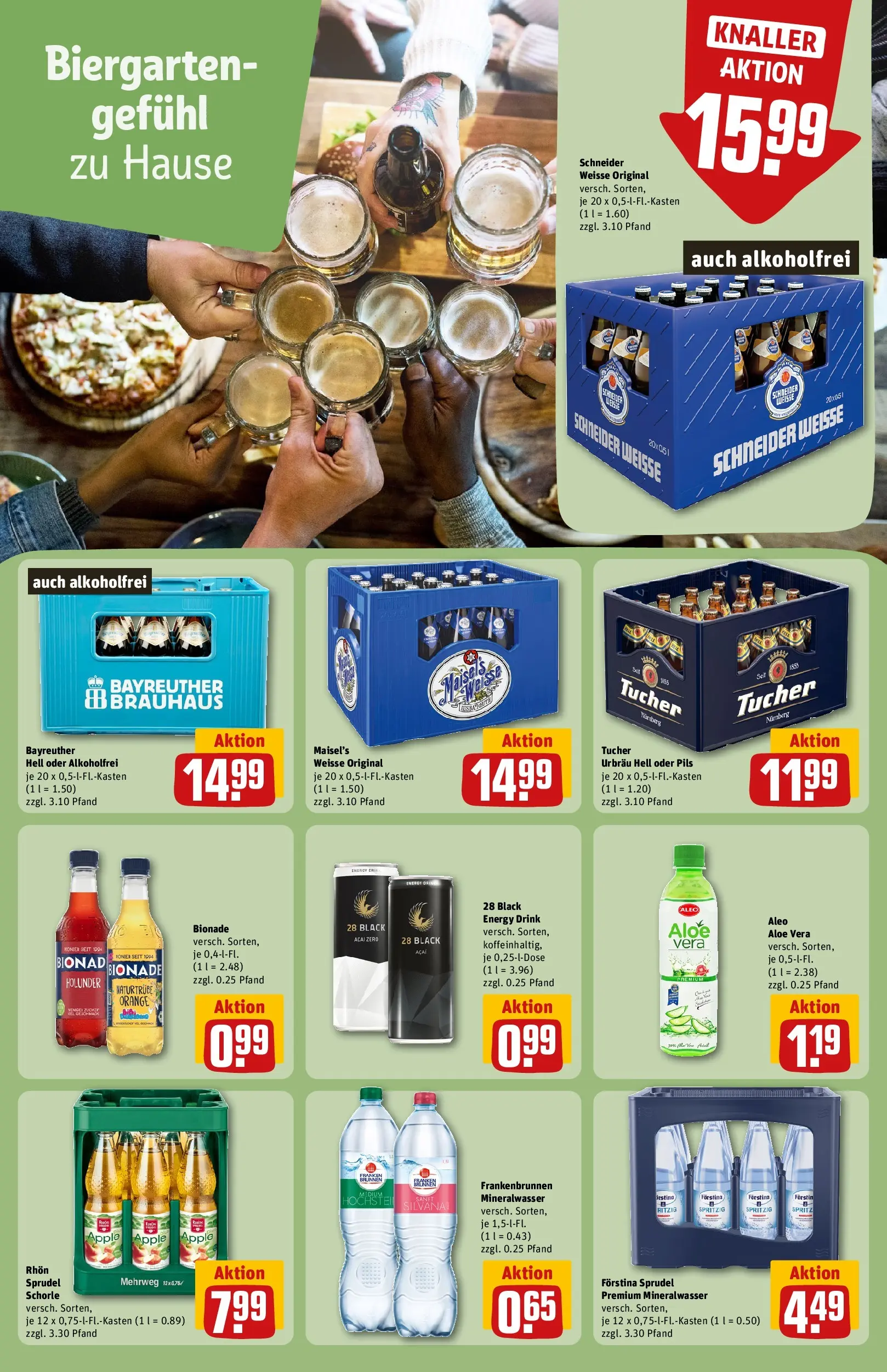 REWE Prospekt ab 03.08.2026 zum Blättern » Angebote | Seite: 20 | Produkte: Energy, Pils, Bionade, Mineralwasser