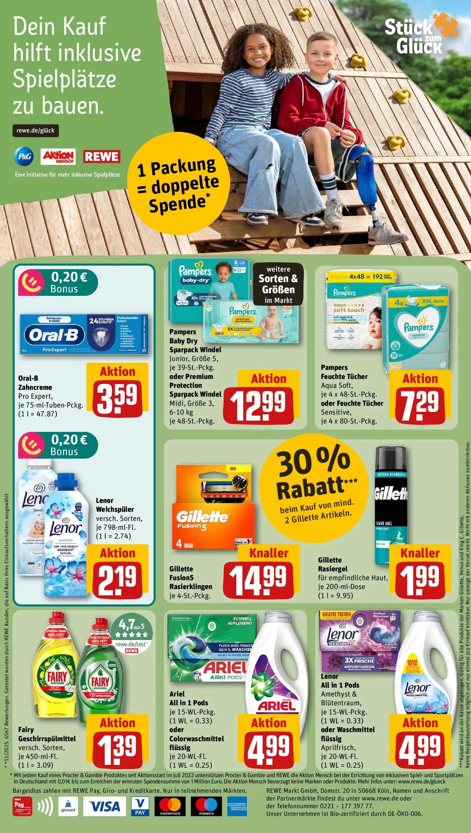 REWE Prospekt ab 03.08.2026 zum Blättern » Angebote | Seite: 14 | Produkte: Spiel, Ariel, Weichspüler, Geschirrspülmittel