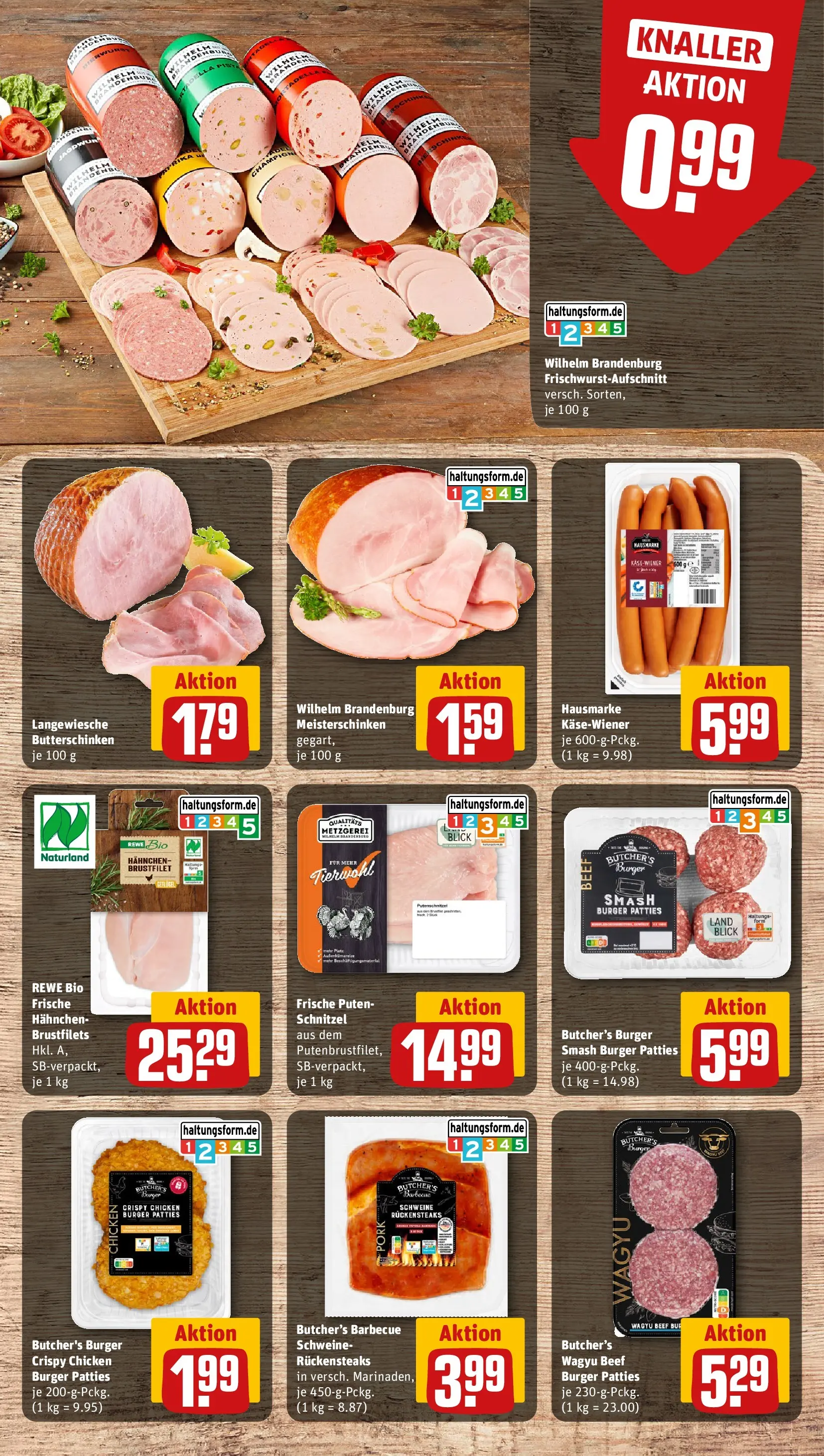 REWE Prospekt ab 03.08.2026 zum Blättern » Angebote | Seite: 8 | Produkte: Hahnchen, Tür, Burger, Schnitzel