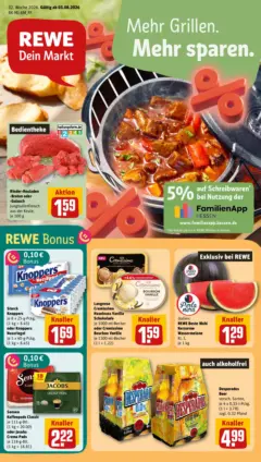 Rewe Prospekt Marburg ab 03.08.2026 gültig Rewe Prospekt Marburg ab 03.08.2026 gültig