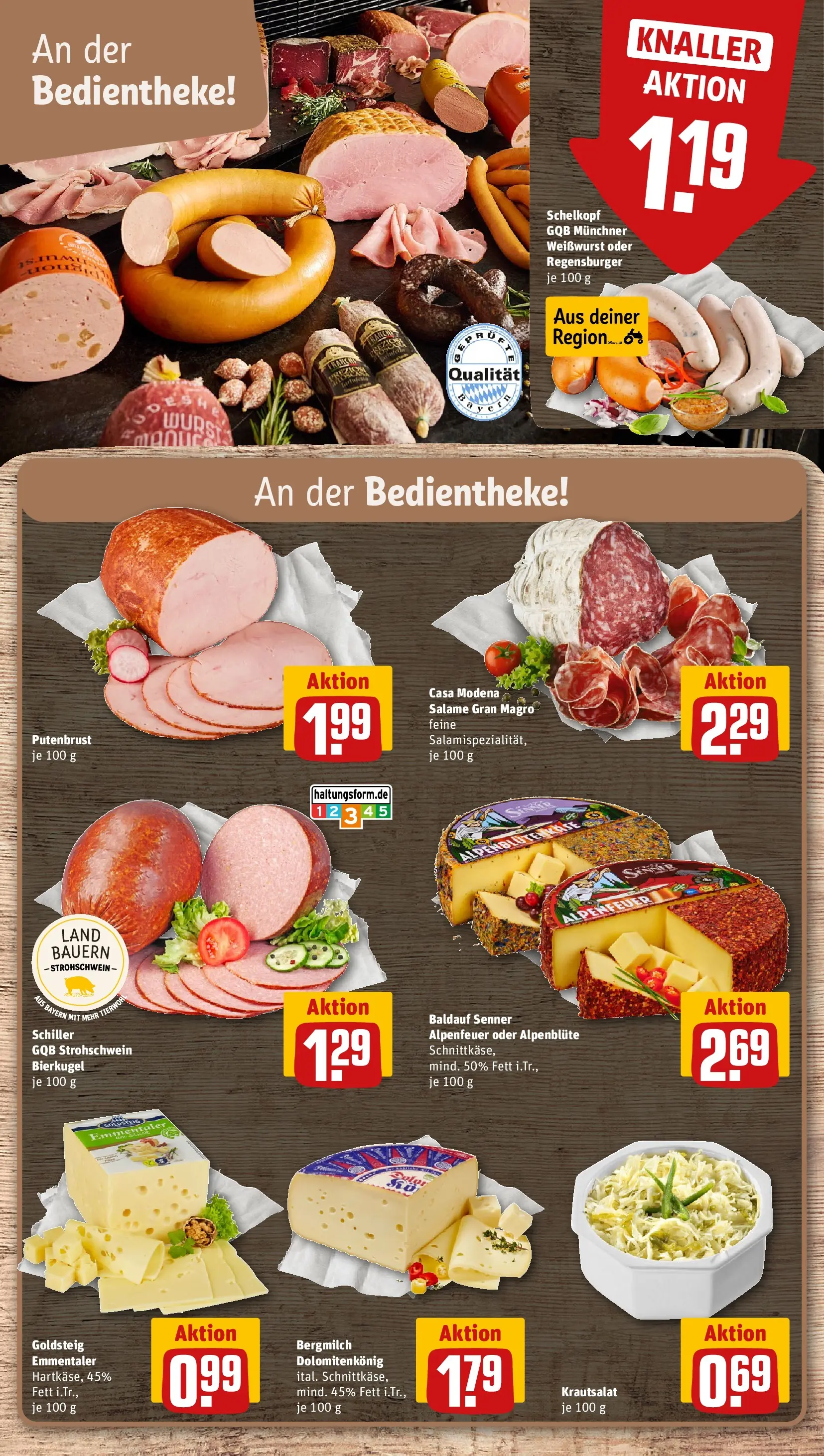 REWE Prospekt ab 03.08.2026 zum Blättern » Angebote | Seite: 10 | Produkte: Weißwurst, Wurst