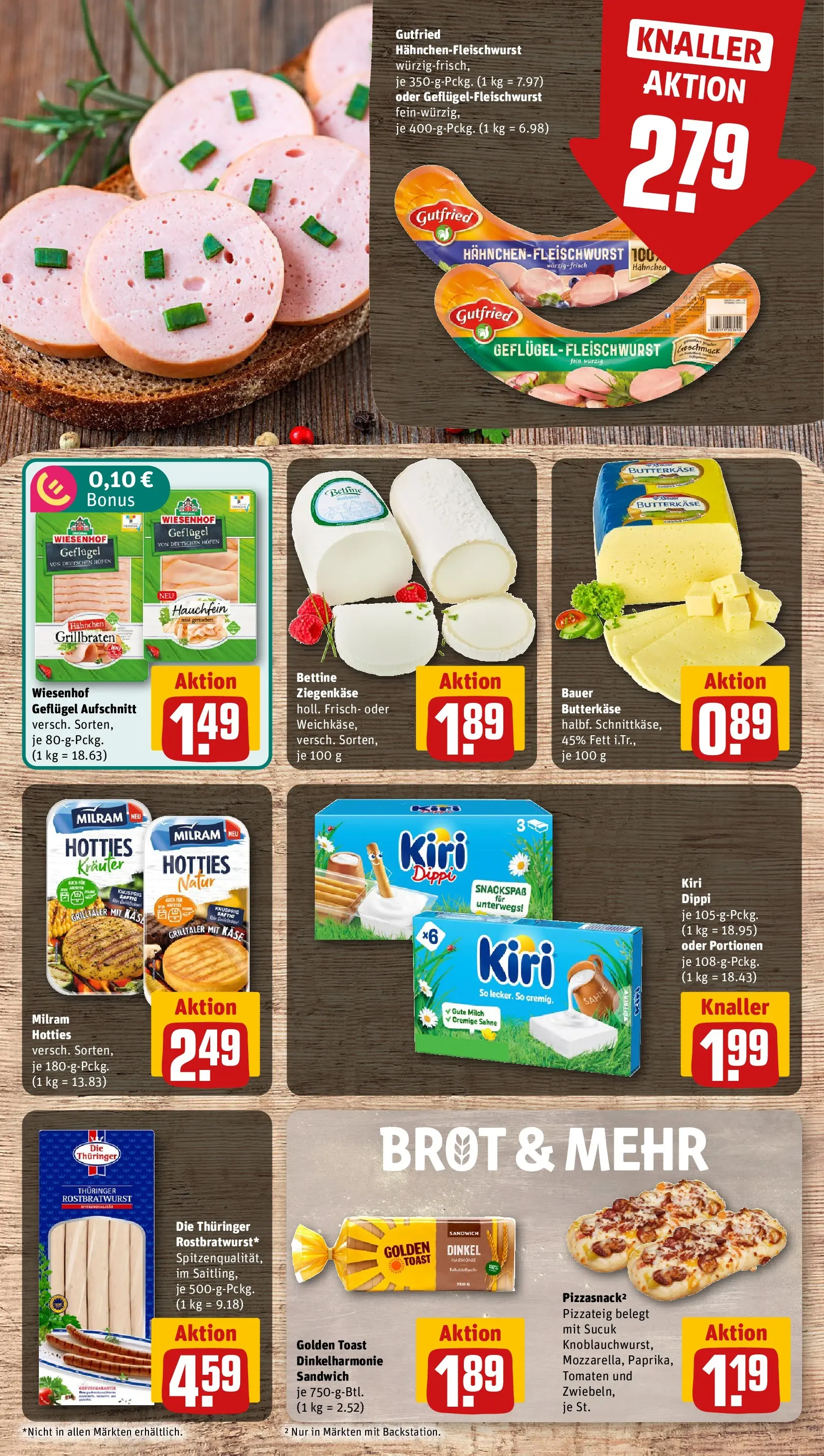 REWE Prospekt ab 03.08.2026 zum Blättern » Angebote | Seite: 9 | Produkte: Milch, Toast, Tomaten, Milram