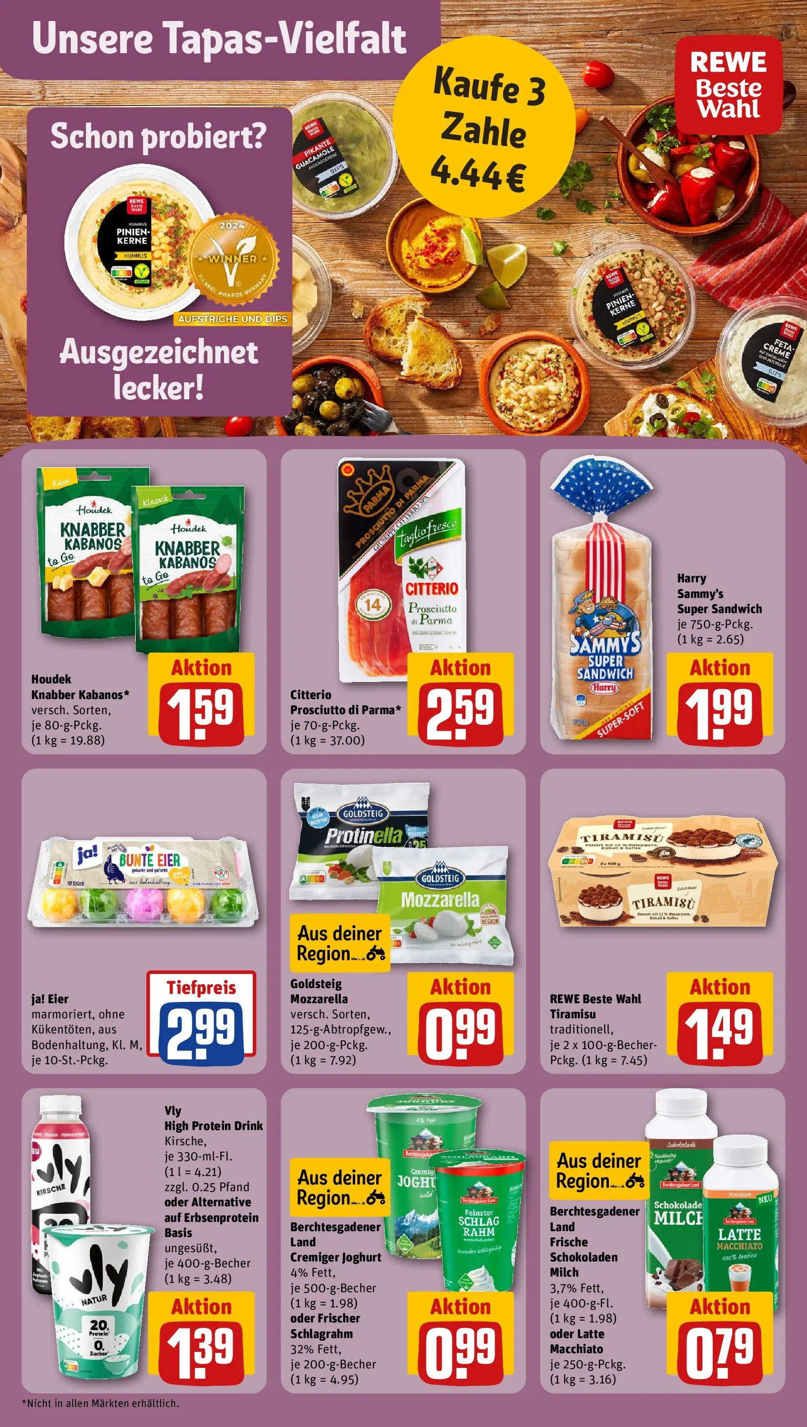 REWE Prospekt ab 03.08.2026 zum Blättern » Angebote | Seite: 14 | Produkte: Feta, Milch, Schokolade, Mozzarella