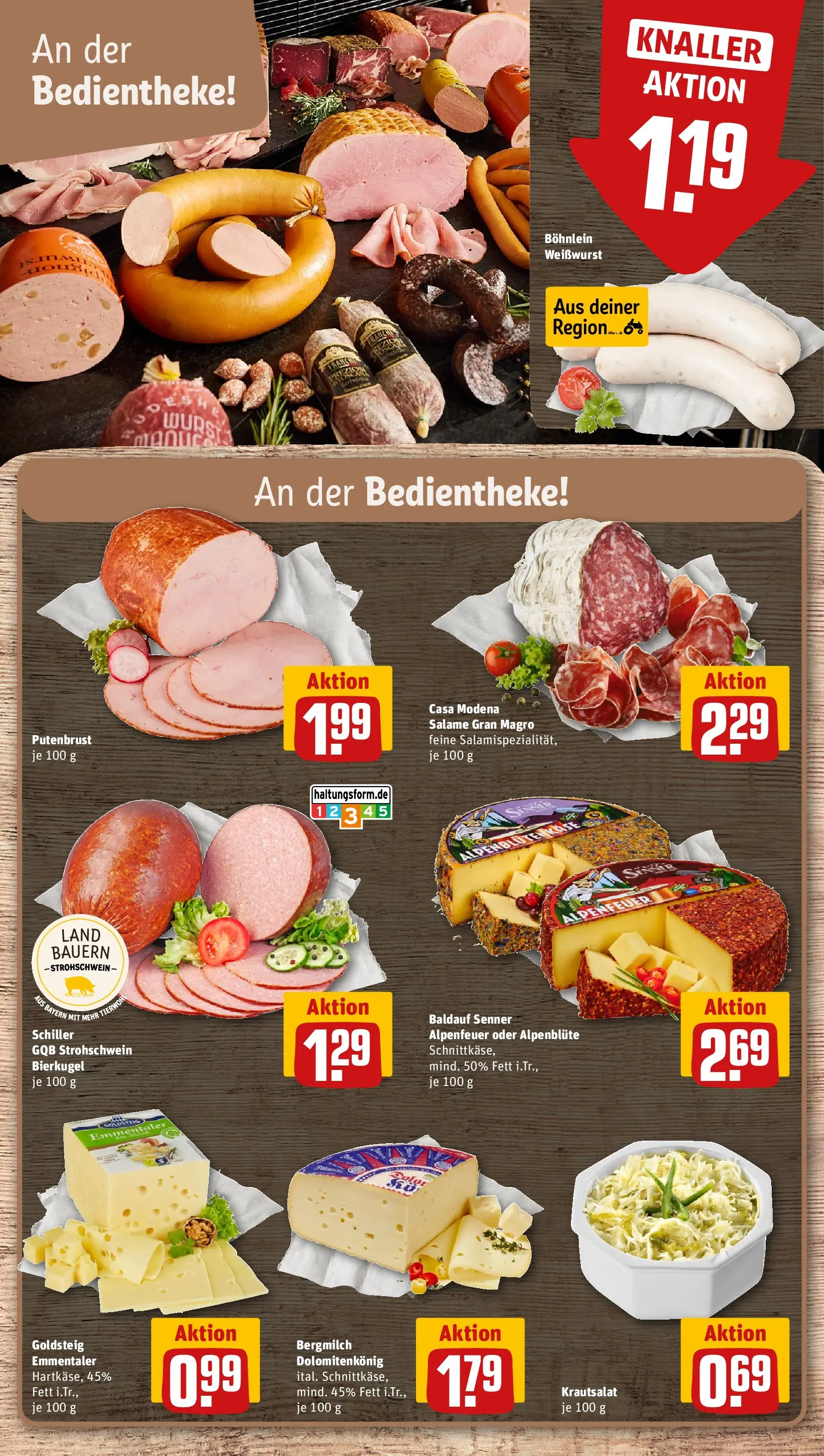 REWE Prospekt ab 03.08.2026 zum Blättern » Angebote | Seite: 10 | Produkte: Weißwurst, Wurst