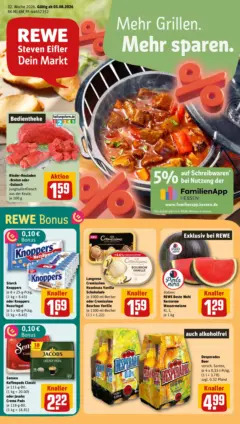 Rewe Prospekt Bad Homburg V. D. Höhe ab 03.08.2026 gültig Rewe Prospekt Bad Homburg V. D. Höhe ab 03.08.2026 gültig