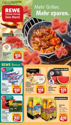 Rewe Prospekt Mannheim ab 03.08.2026 gültig Rewe Prospekt Mannheim ab 03.08.2026 gültig
