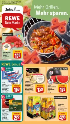 Rewe Prospekt Mannheim / Rheinau ab 03.08.2026 gültig Rewe Prospekt Mannheim / Rheinau ab 03.08.2026 gültig