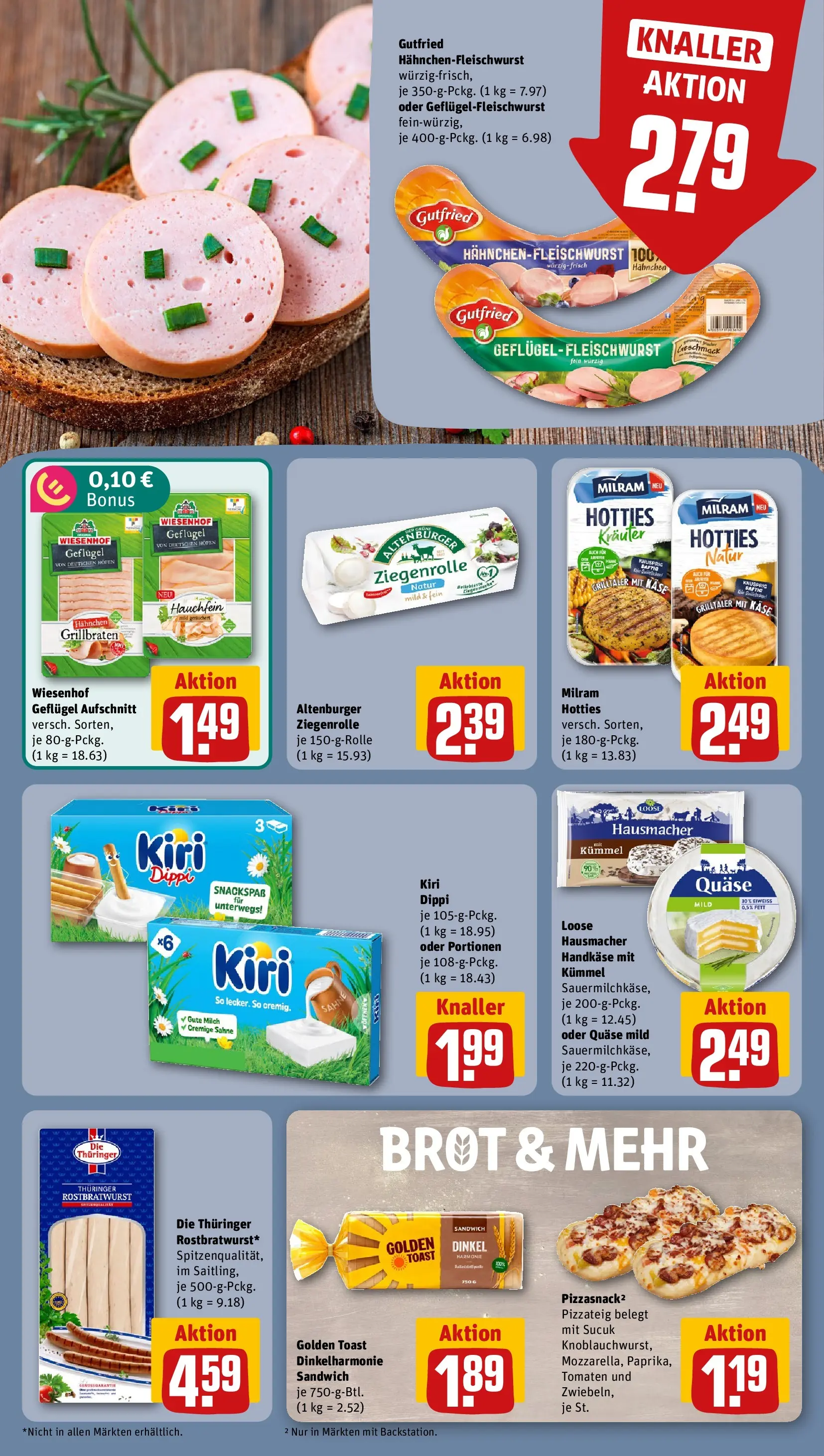 REWE Prospekt ab 03.08.2026 zum Blättern » Angebote | Seite: 10 | Produkte: Milch, Käse, Tomaten, Milram