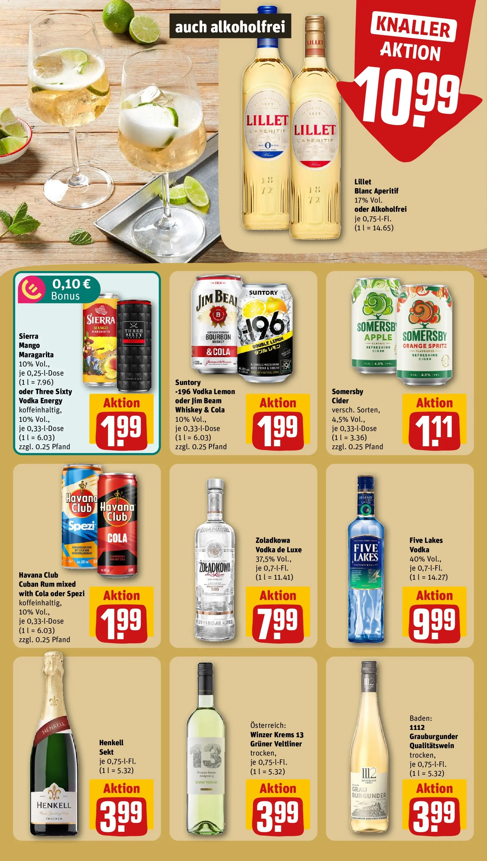 REWE Prospekt ab 03.08.2026 zum Blättern » Angebote | Seite: 21 | Produkte: Energy, Rum, Apple, Whiskey