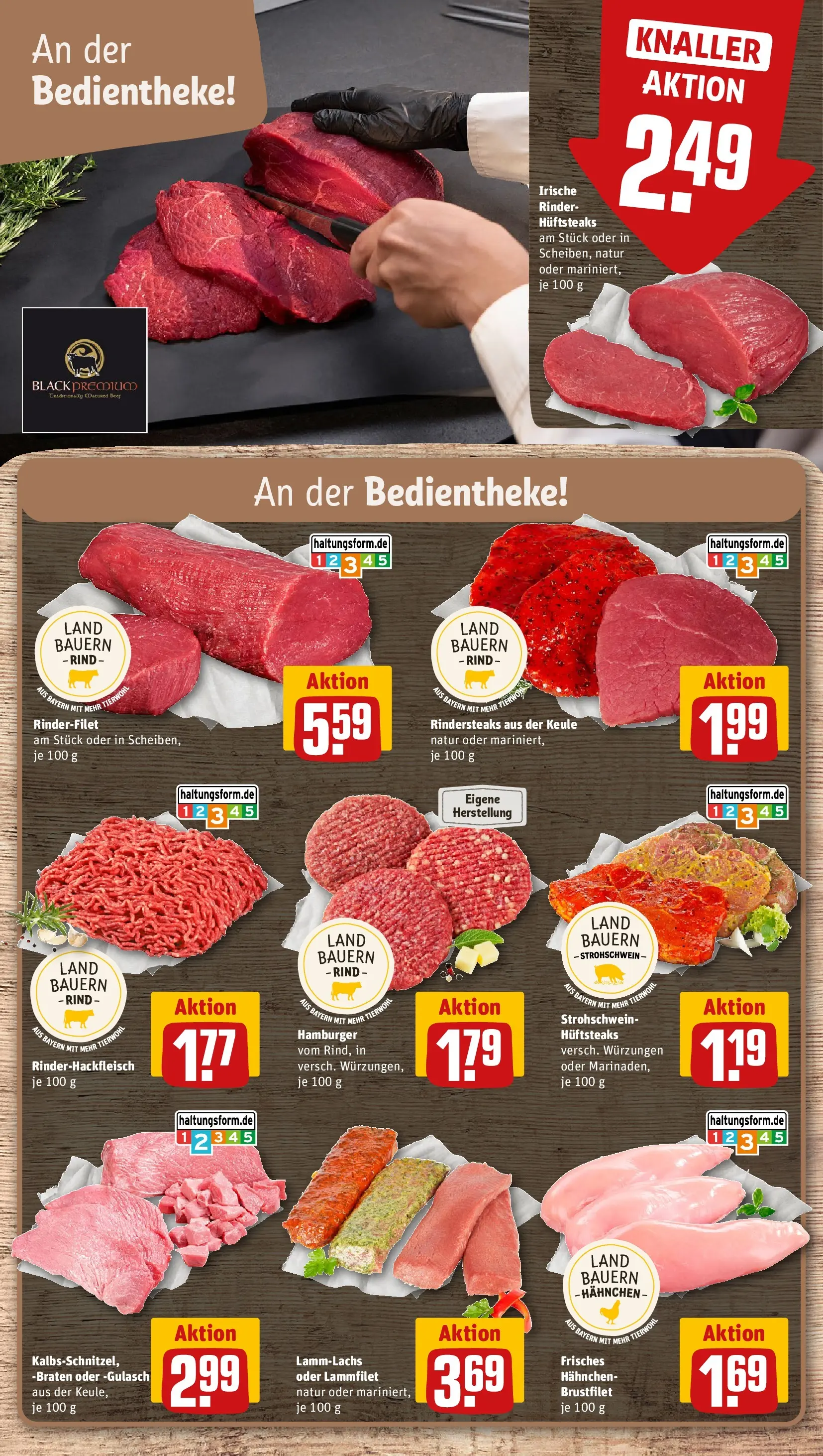 REWE Prospekt ab 03.08.2026 zum Blättern » Angebote | Seite: 8 | Produkte: Hahnchen, Rinderfilet, Gulasch