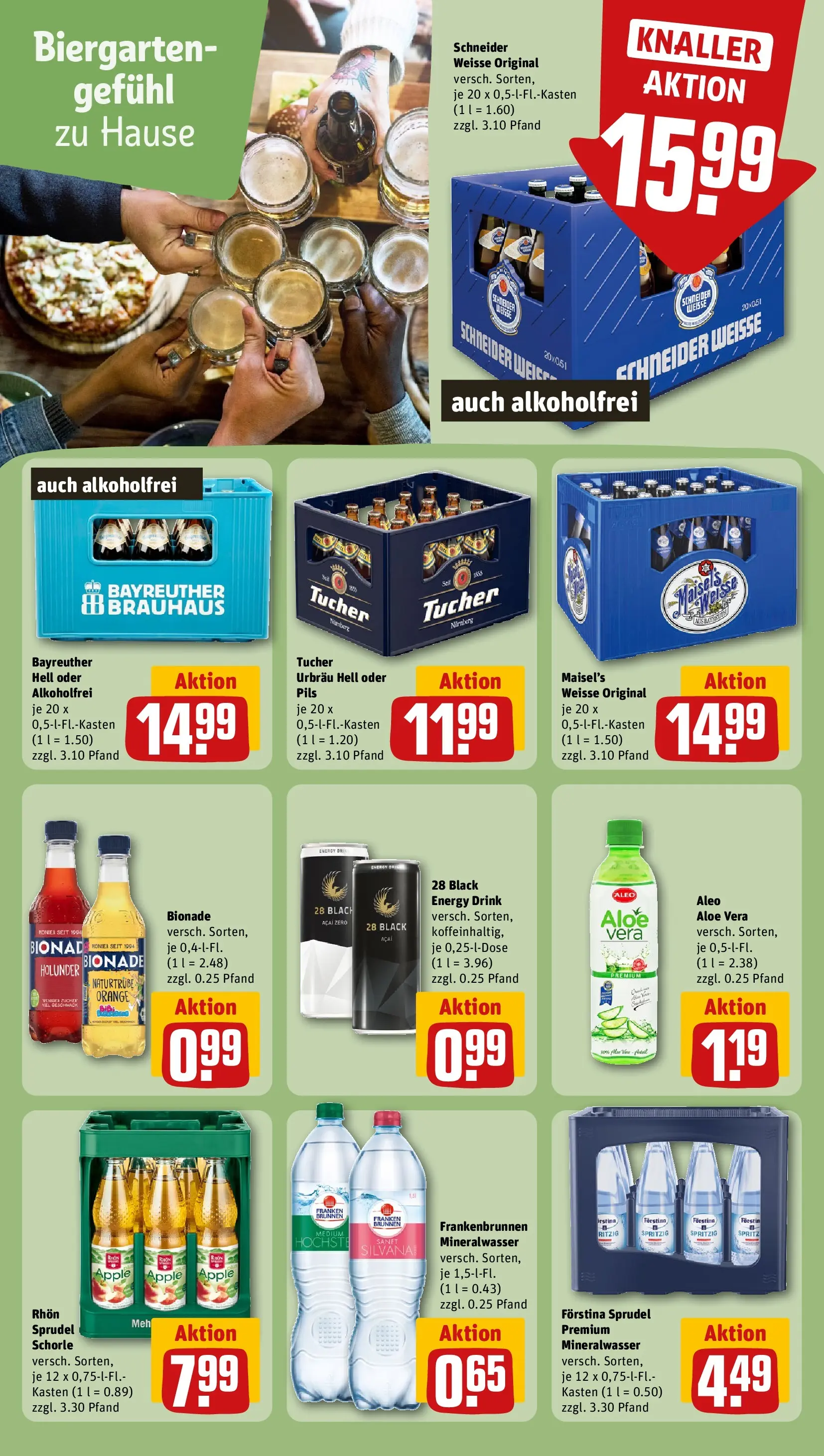 REWE Prospekt ab 03.08.2026 zum Blättern » Angebote | Seite: 20 | Produkte: Bionade, Mineralwasser, Apple, Zucker