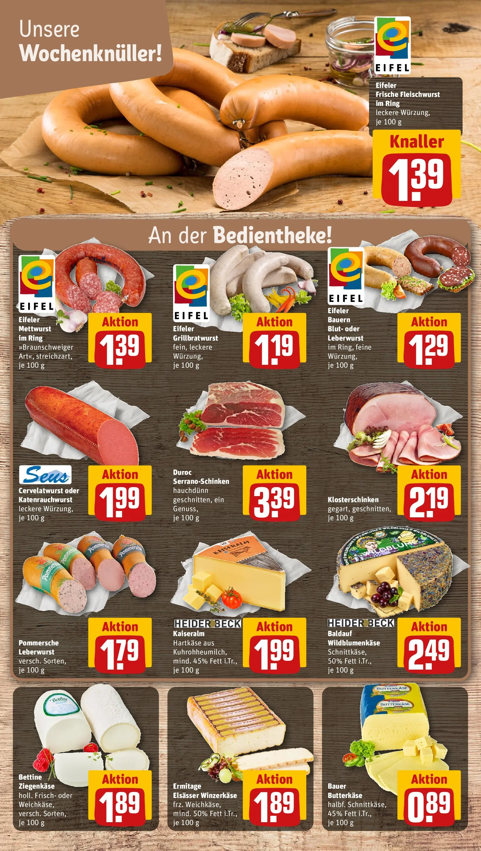 REWE Prospekt ab 03.08.2026 zum Blättern » Angebote | Seite: 9 | Produkte: Ziegenkäse
