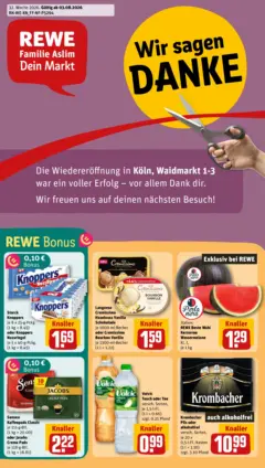 Rewe Prospekt Köln ab 03.08.2026 gültig Rewe Prospekt Köln ab 03.08.2026 gültig