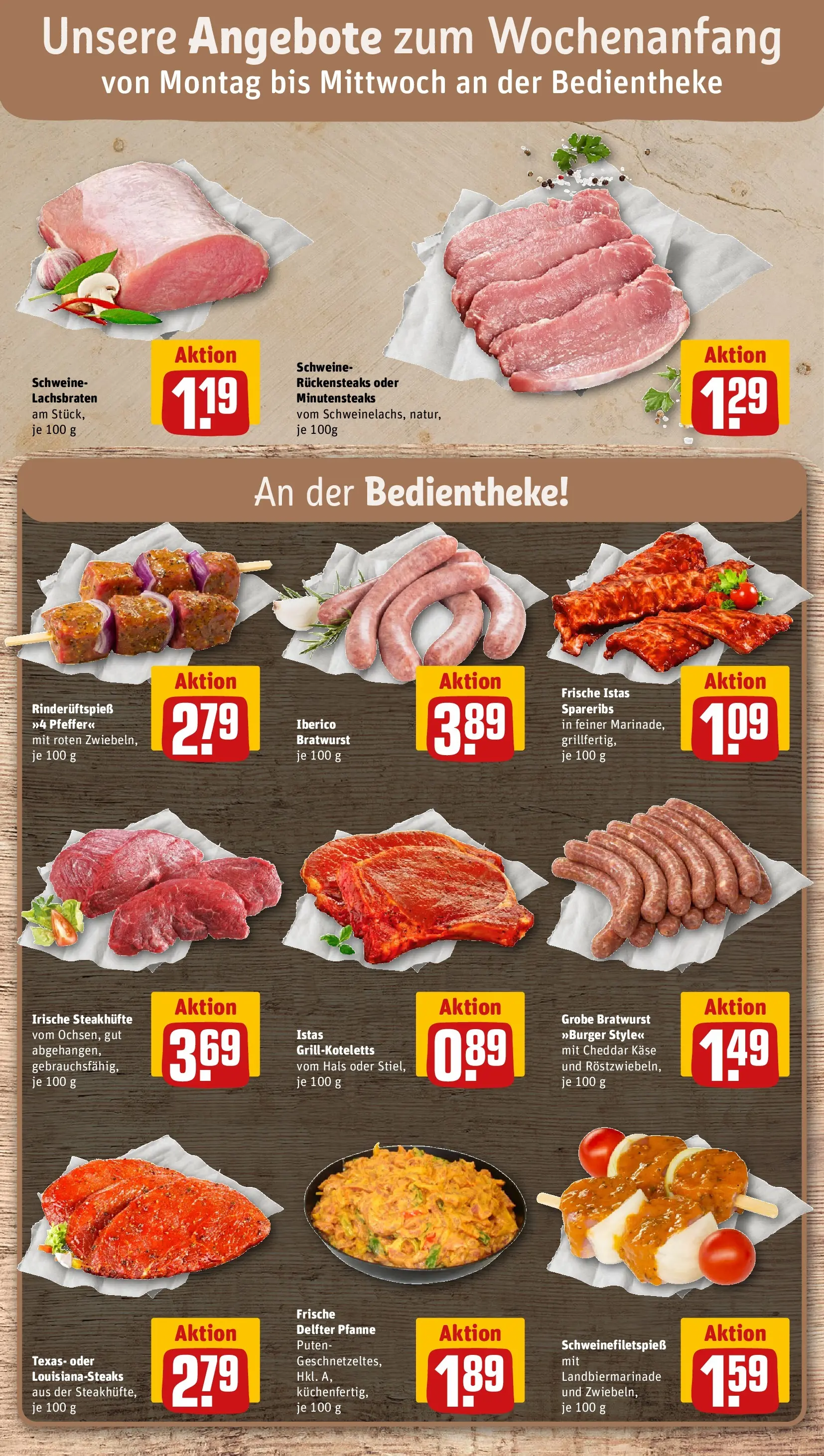 REWE Prospekt ab 03.08.2026 zum Blättern » Angebote | Seite: 8 | Produkte: Käse, Bratwurst, Pfeffer