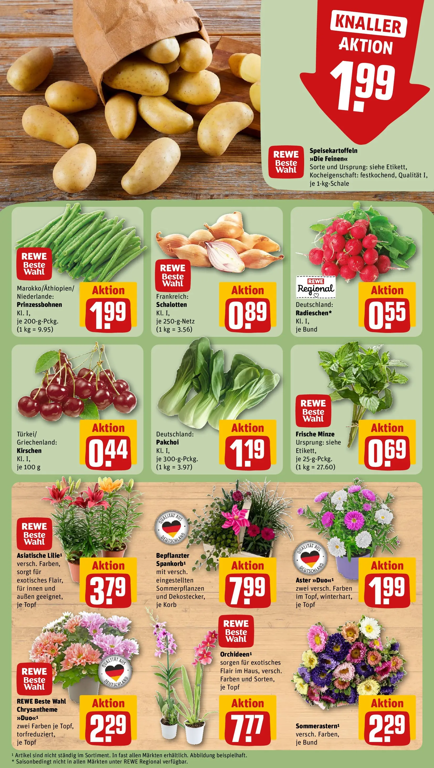 REWE Prospekt ab 03.08.2026 zum Blättern » Angebote | Seite: 7 | Produkte: Korb, Kirschen