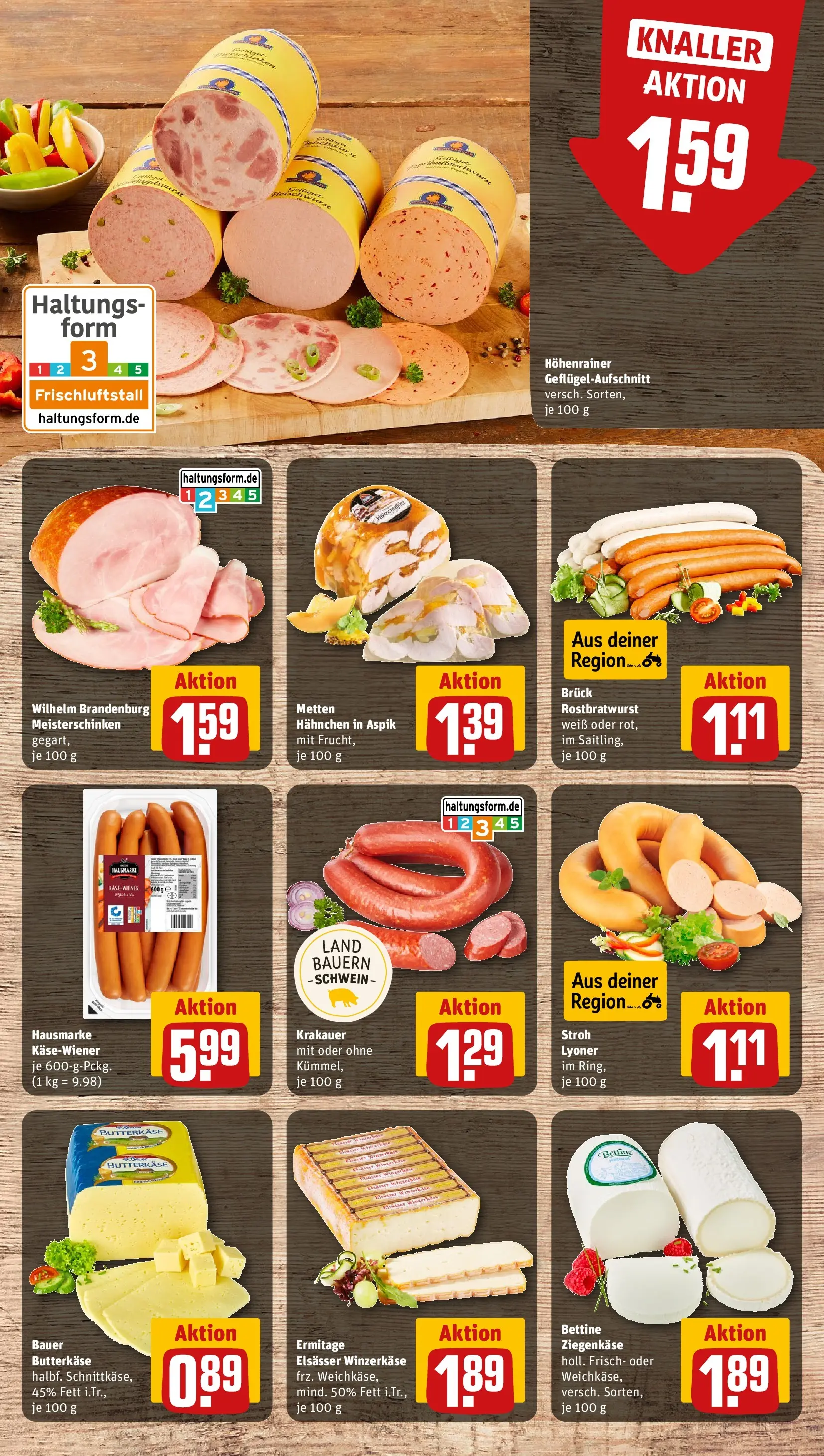 REWE Prospekt ab 03.08.2026 zum Blättern » Angebote | Seite: 12 | Produkte: Hahnchen, Ziegenkäse