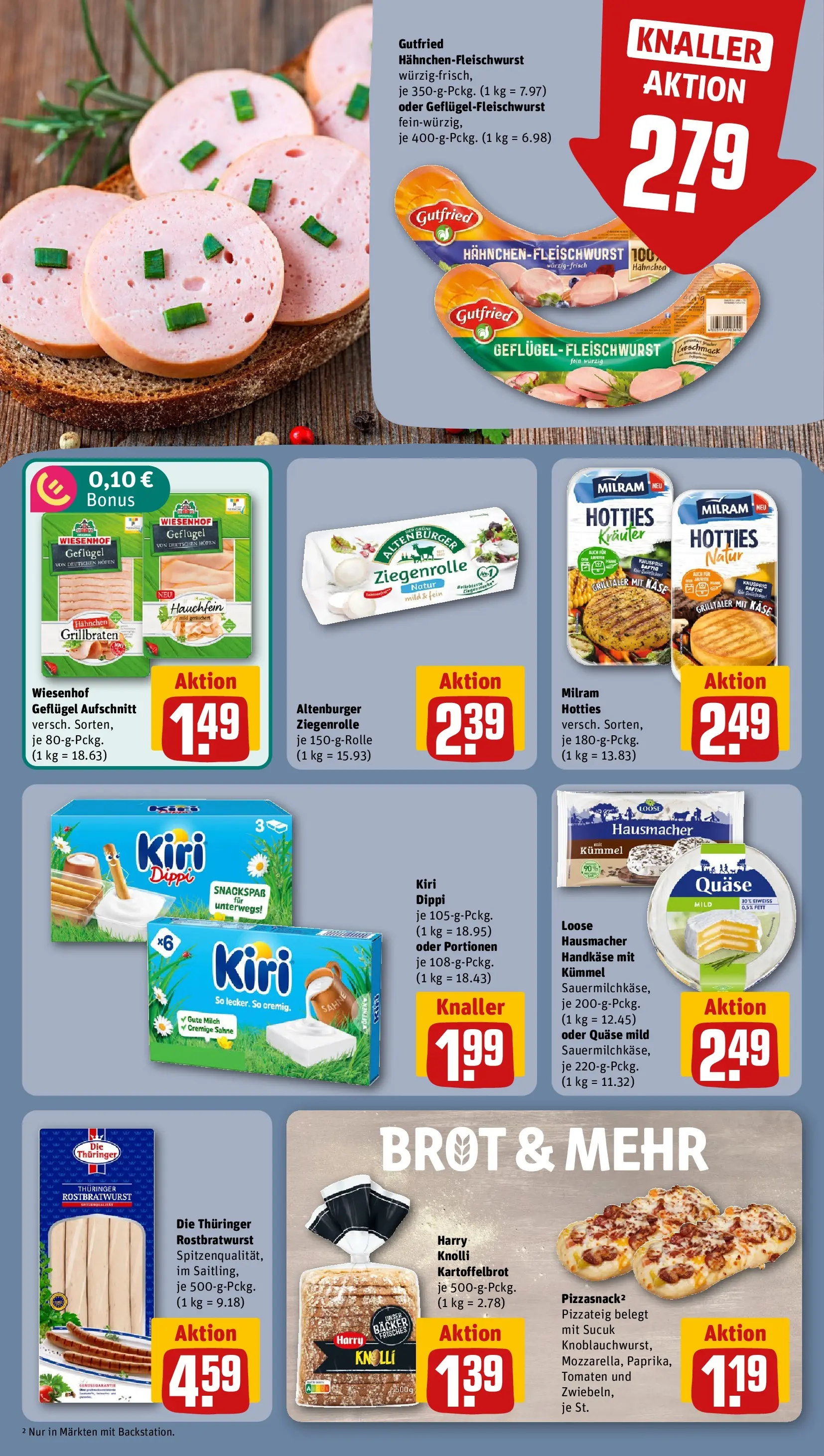 REWE Prospekt ab 03.08.2026 zum Blättern » Angebote | Seite: 14 | Produkte: Hahnchen, Milch, Milram, Brot