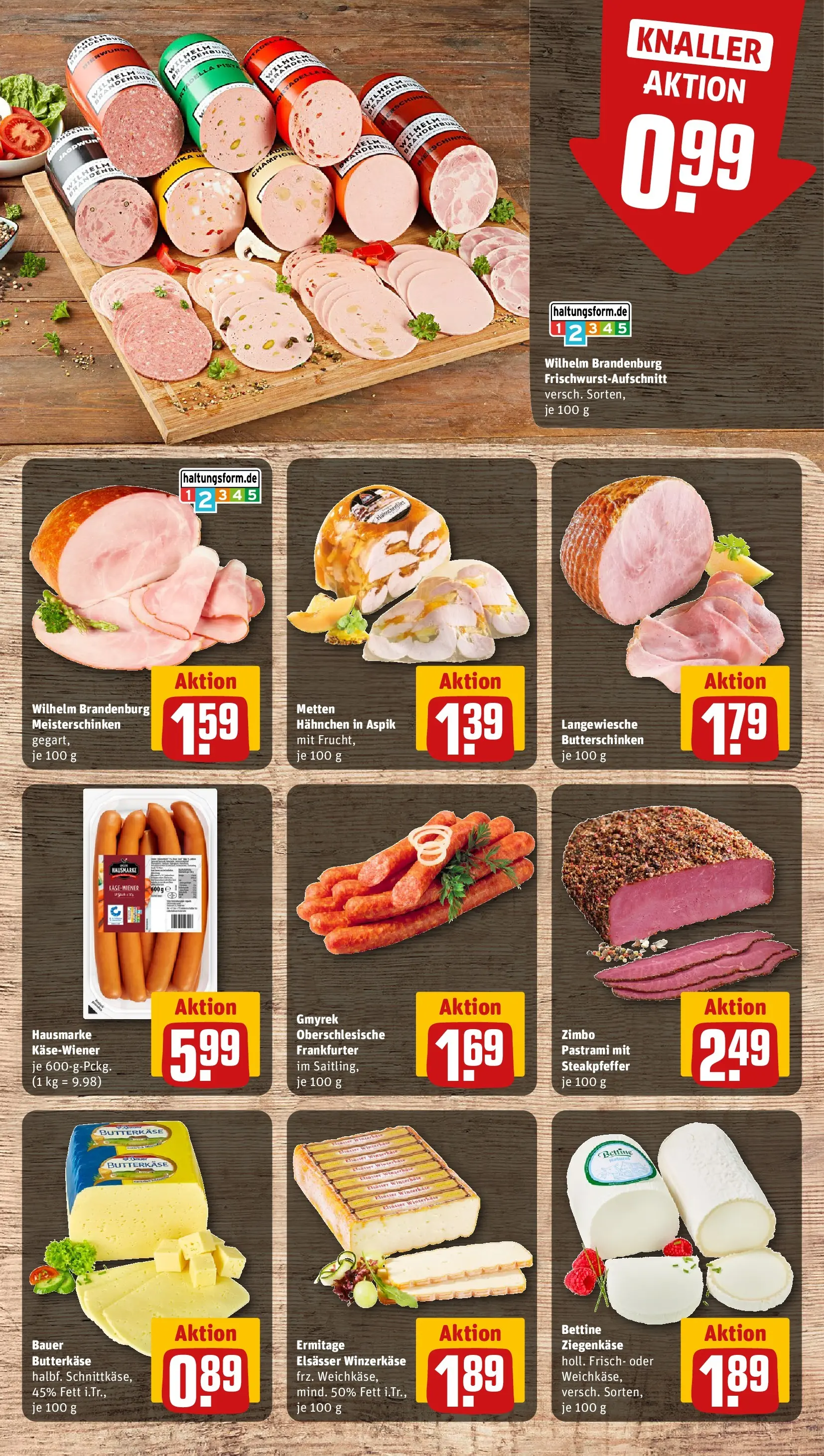 REWE Prospekt ab 03.08.2026 zum Blättern » Angebote | Seite: 10 | Produkte: Hahnchen, Ziegenkäse