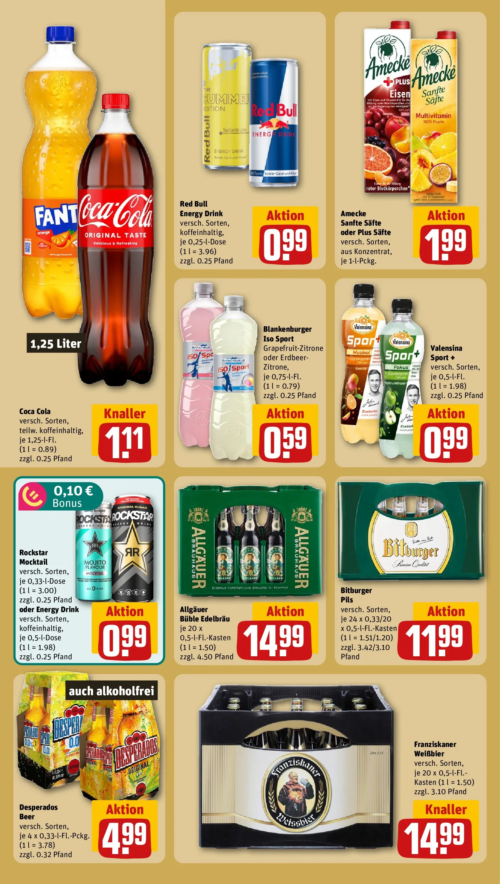 REWE Prospekt ab 03.08.2026 zum Blättern » Angebote | Seite: 20 | Produkte: Red bull, Energy, Äpfel, Desperados