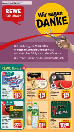 Rewe Prospekt Potsdam ab 03.08.2026 gültig Rewe Prospekt Potsdam ab 03.08.2026 gültig