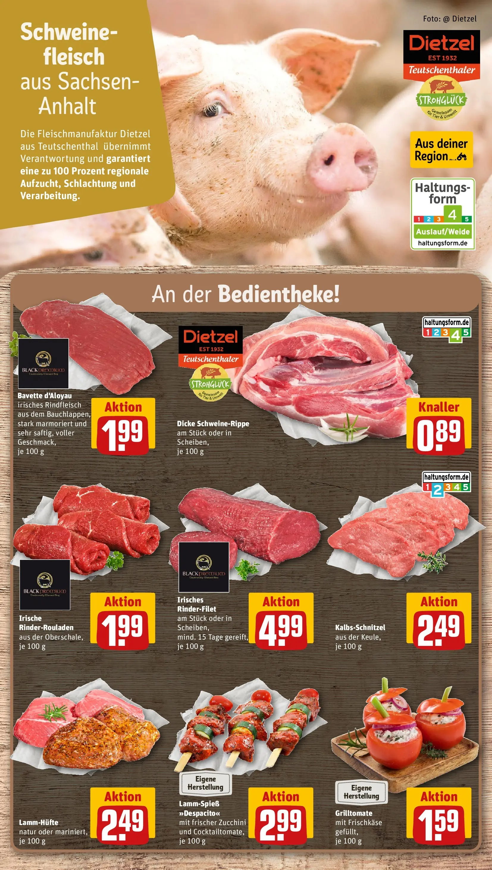 REWE Prospekt ab 03.08.2026 zum Blättern » Angebote | Seite: 8 | Produkte: Zucchini, Rindfleisch, Fleisch, Frischkase