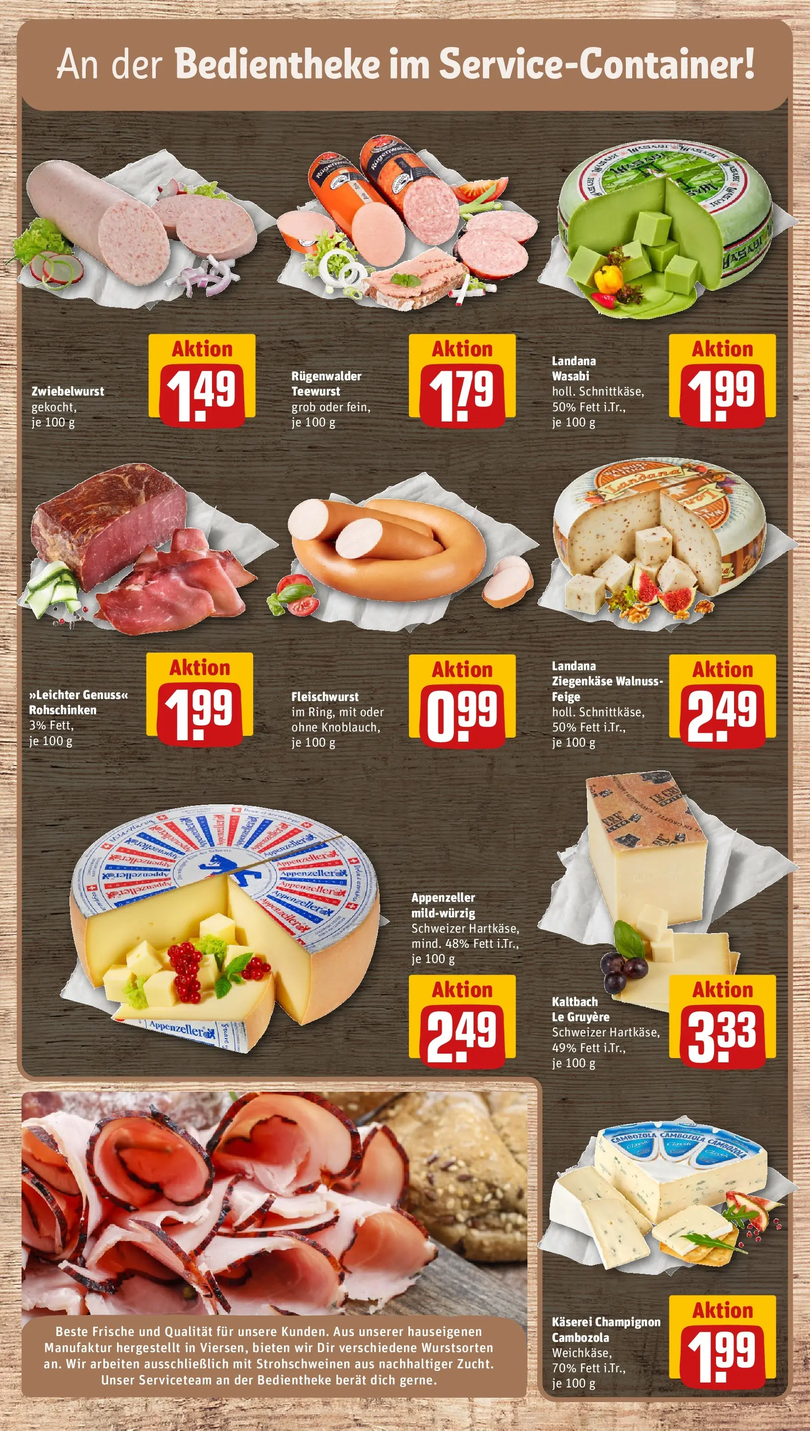 REWE Prospekt ab 03.08.2026 zum Blättern » Angebote | Seite: 9 | Produkte: Ziegenkäse