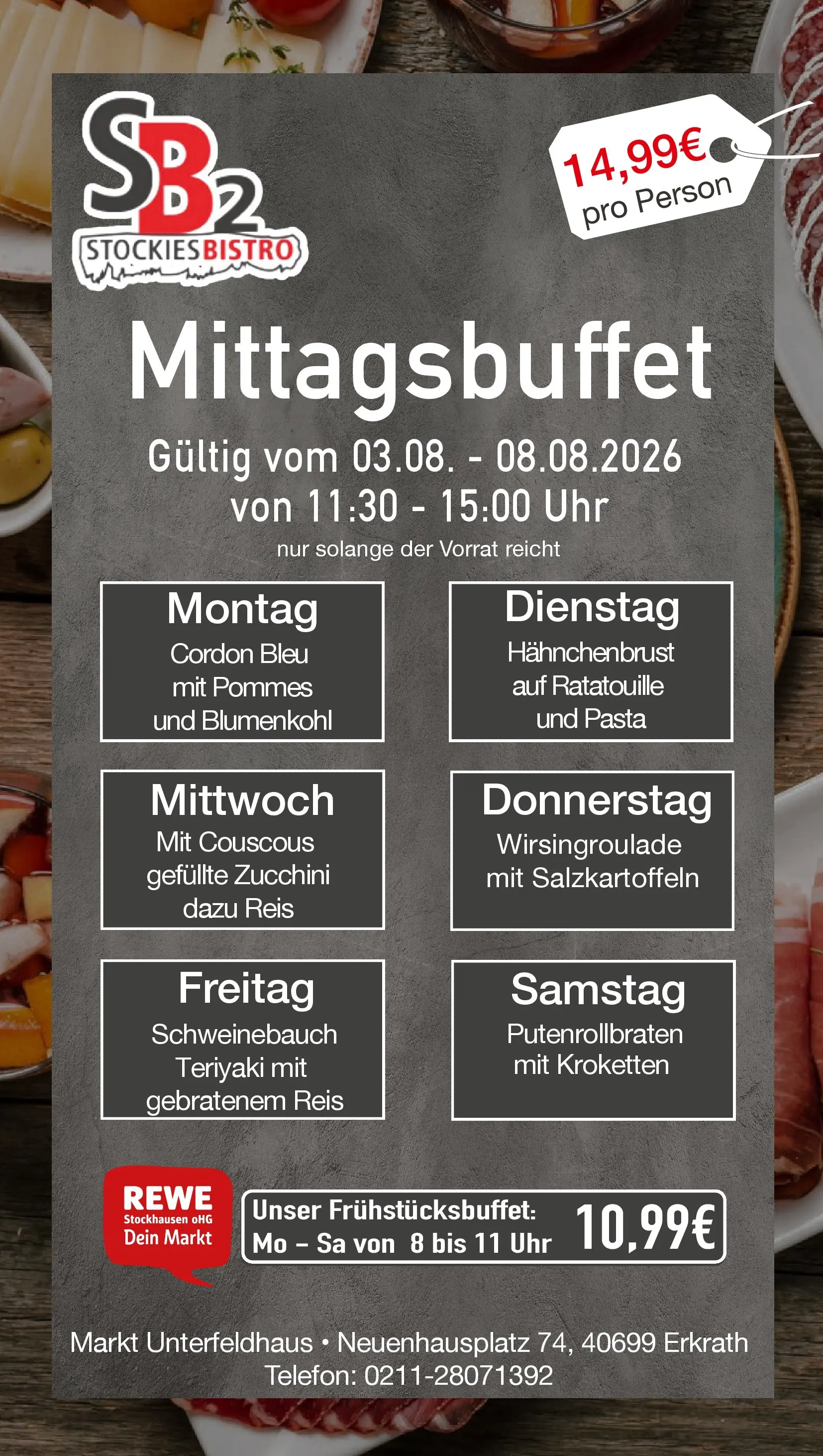 REWE Prospekt ab 03.08.2026 zum Blättern » Angebote | Seite: 21 | Produkte: Pommes, Zucchini, Telefon, Hahnchenbrust