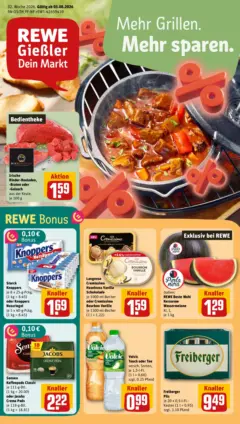 Rewe Prospekt Bad Berka ab 03.08.2026 gültig Rewe Prospekt Bad Berka ab 03.08.2026 gültig