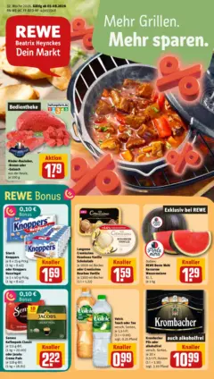 Rewe Prospekt Toenisvorst ab 03.08.2026 gültig Rewe Prospekt Toenisvorst ab 03.08.2026 gültig
