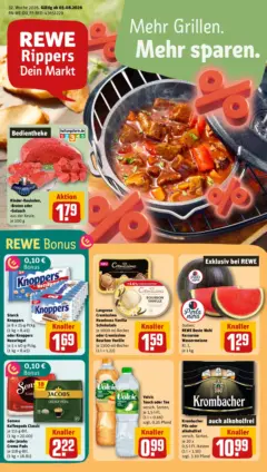 Rewe Prospekt Krefeld ab 03.08.2026 gültig Rewe Prospekt Krefeld ab 03.08.2026 gültig