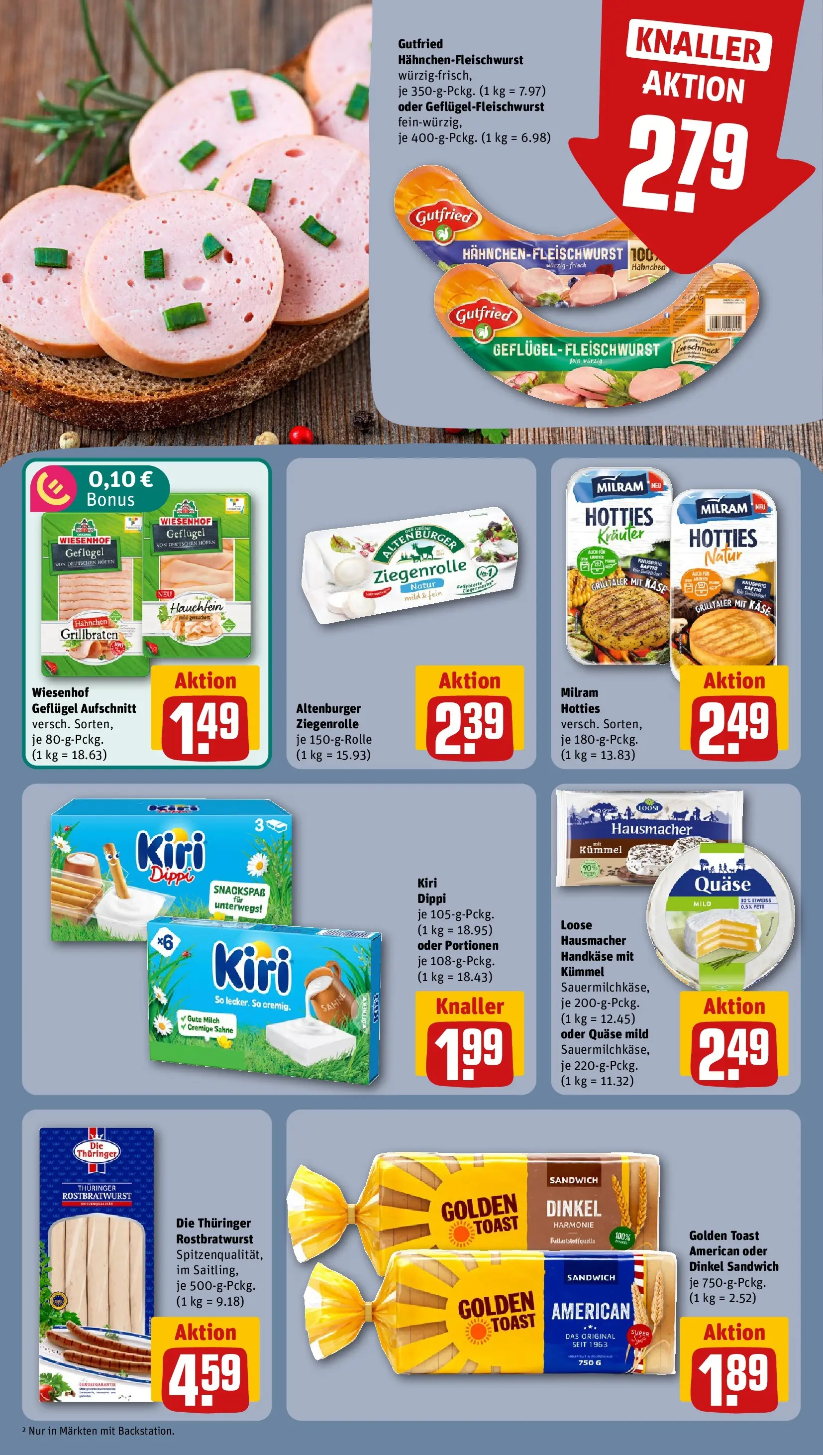 REWE Prospekt ab 03.08.2026 zum Blättern » Angebote | Seite: 12 | Produkte: Hahnchen, Milch, Toast, Milram