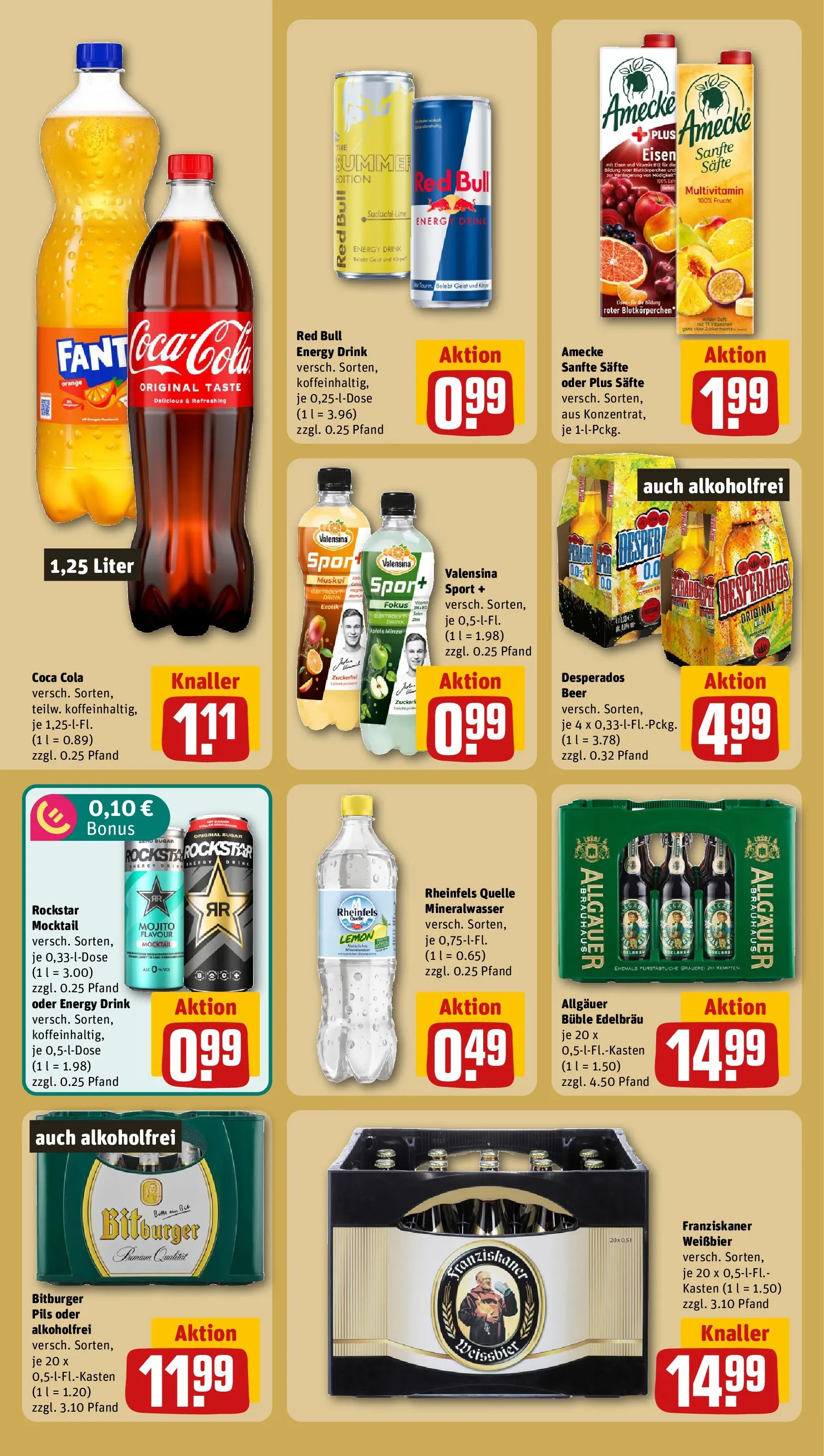 REWE Prospekt ab 03.08.2026 zum Blättern » Angebote | Seite: 20 | Produkte: Bier, Pils, Mineralwasser, Saft