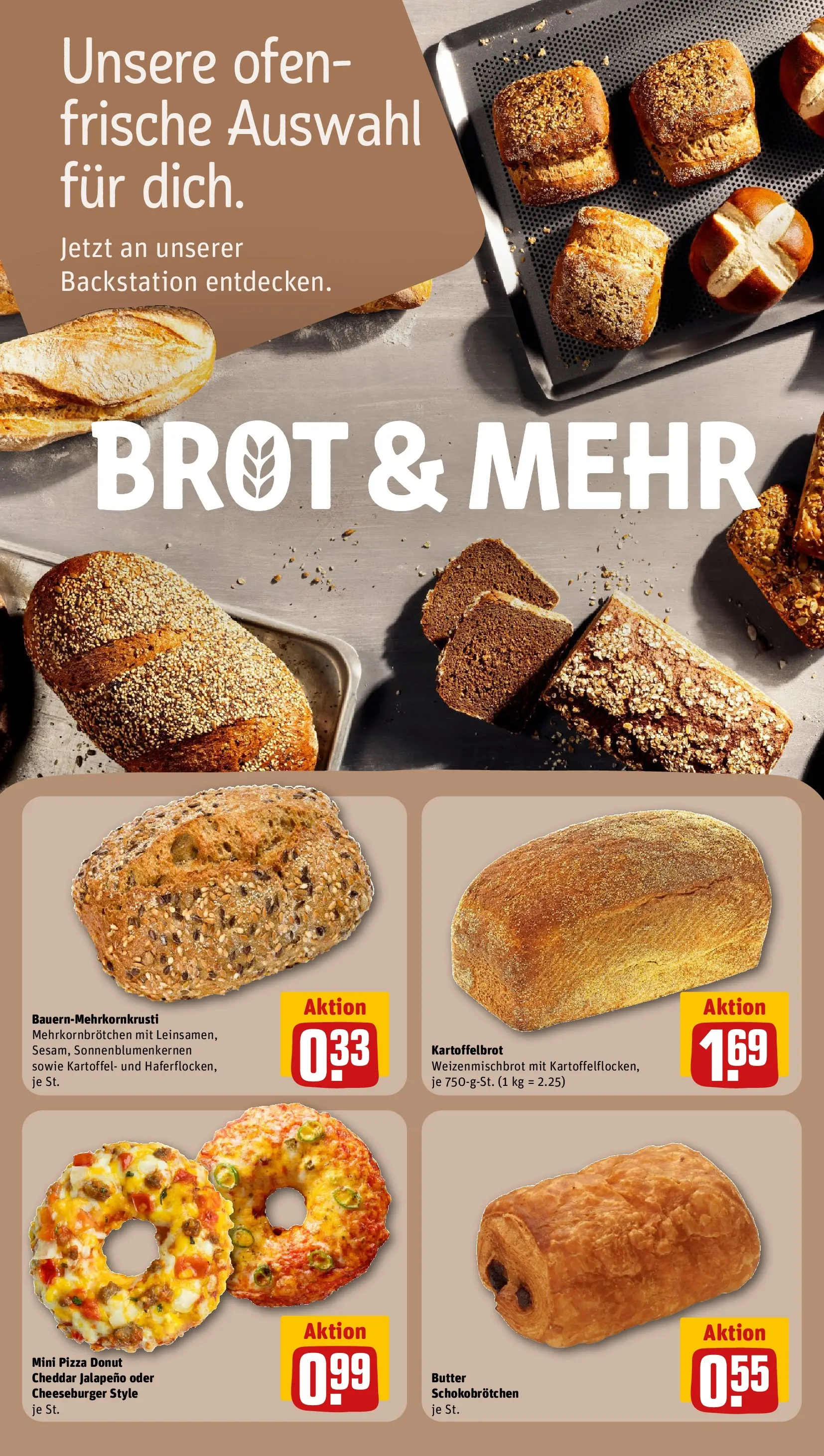 REWE Prospekt ab 03.08.2026 zum Blättern » Angebote | Seite: 29 | Produkte: Ofen, Butter, Brot, Pizza